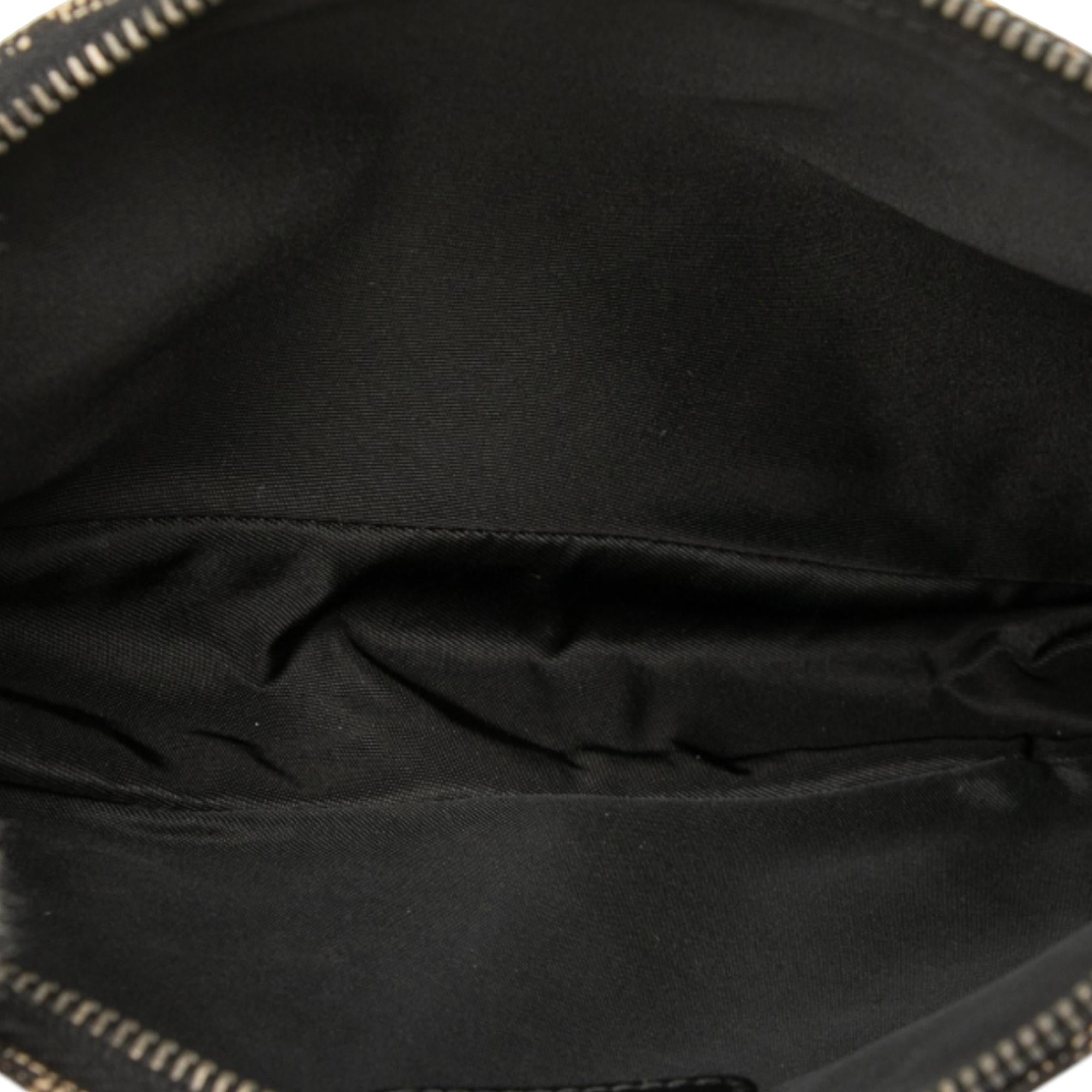 Dior Mini Diorissimo Canvas Saddle Pochette