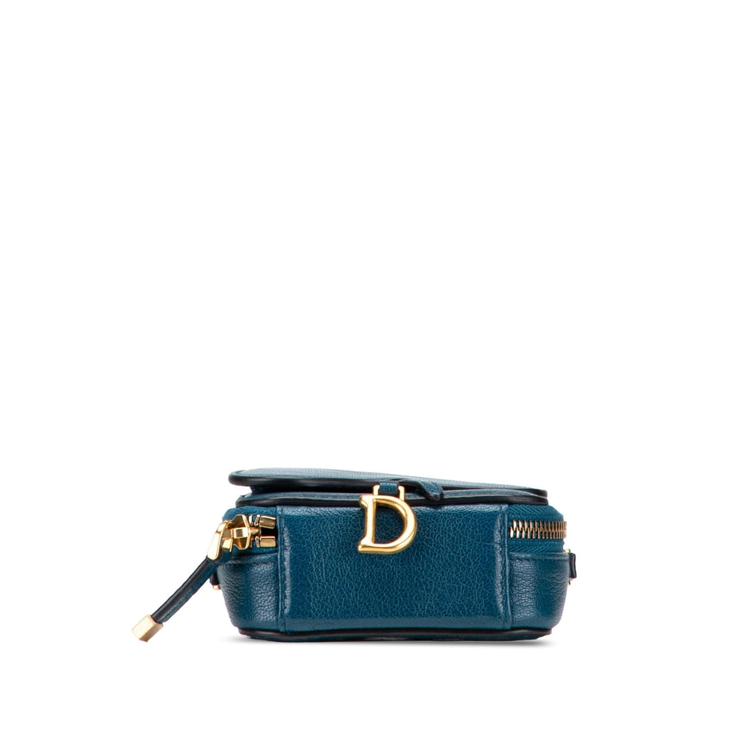Dior Mini Goatskin Saddle Pouch