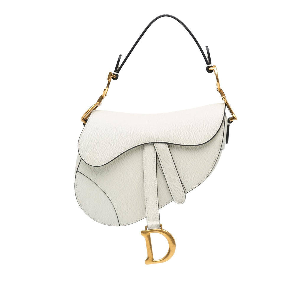 Dior Mini Grained Calfskin Saddle Bag