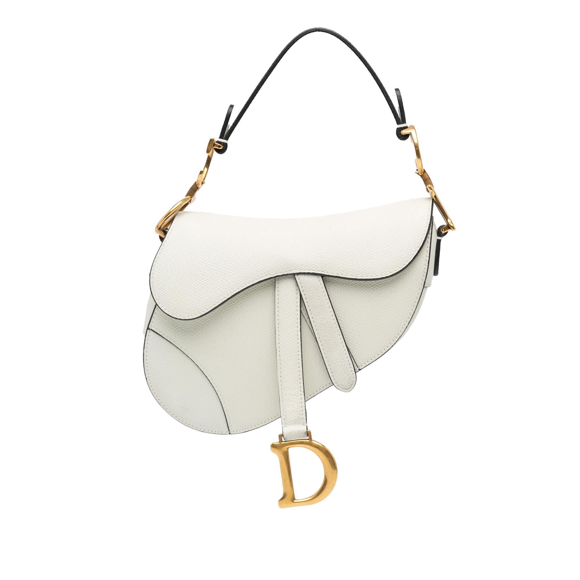 Dior Mini Grained Calfskin Saddle Bag