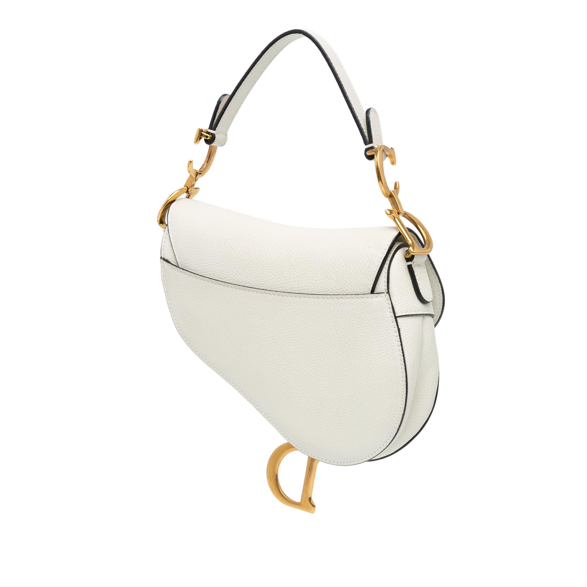 Dior Mini Grained Calfskin Saddle Bag