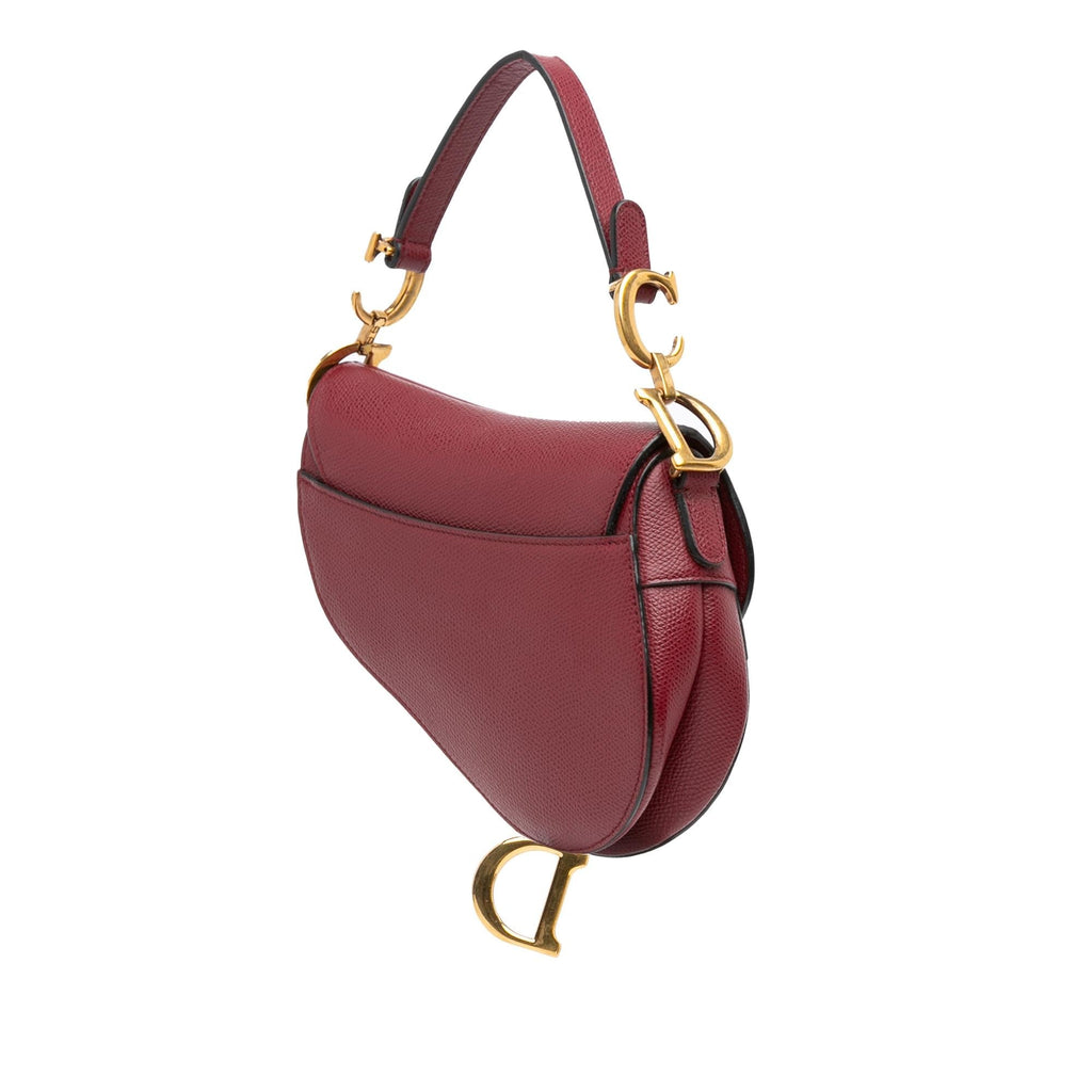 Dior Mini Grained Calfskin Saddle Bag