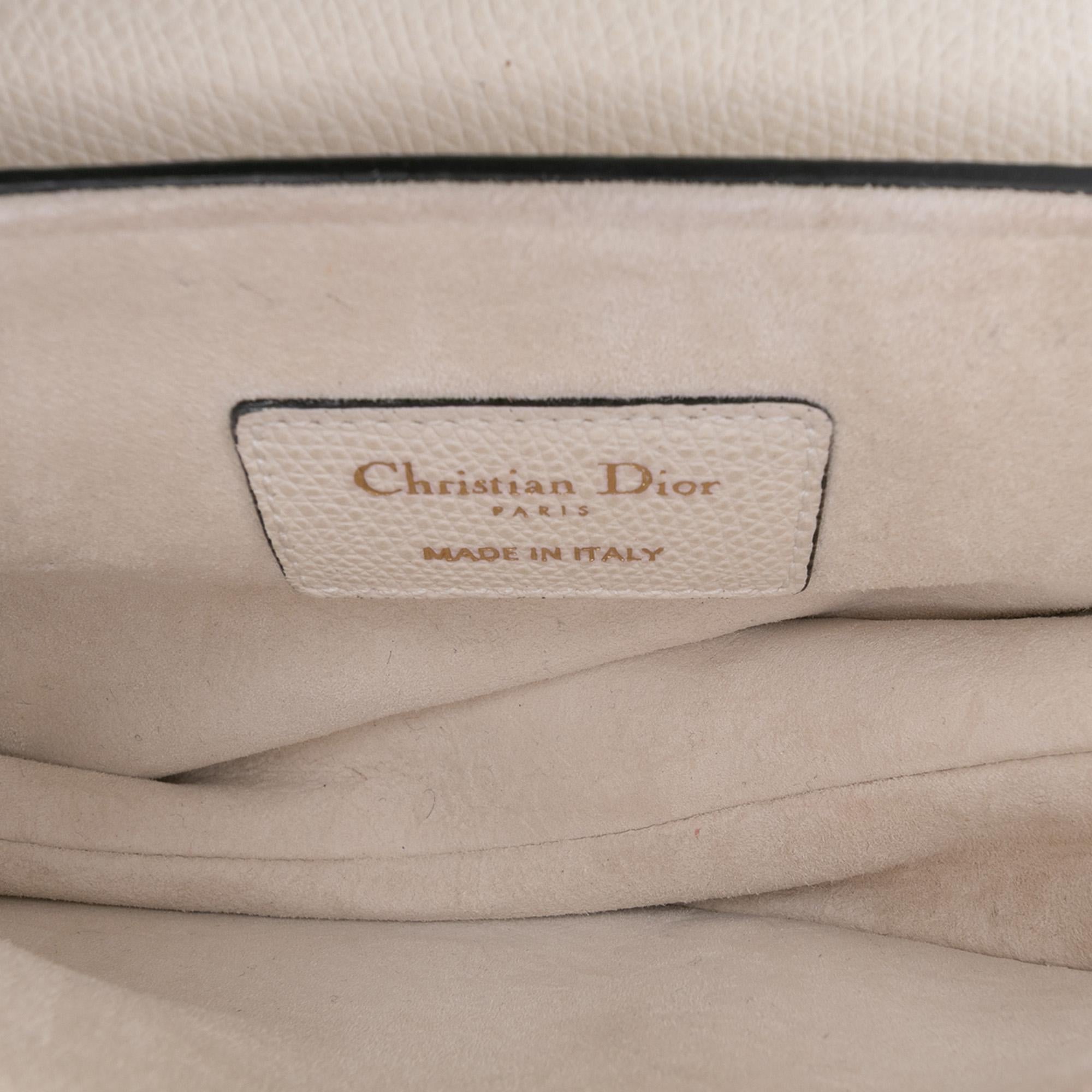 Dior Mini Grained Calfskin Saddle Bag