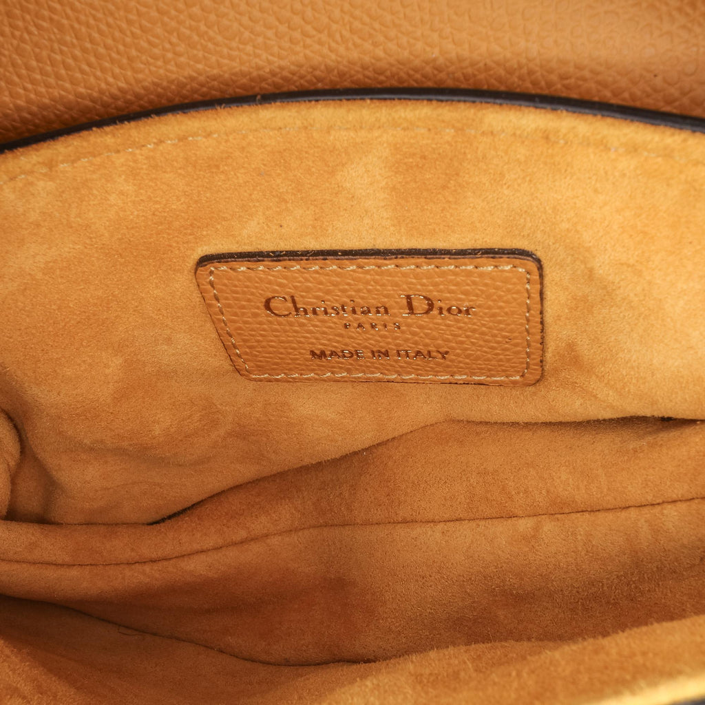 Dior Mini Grained Calfskin Saddle