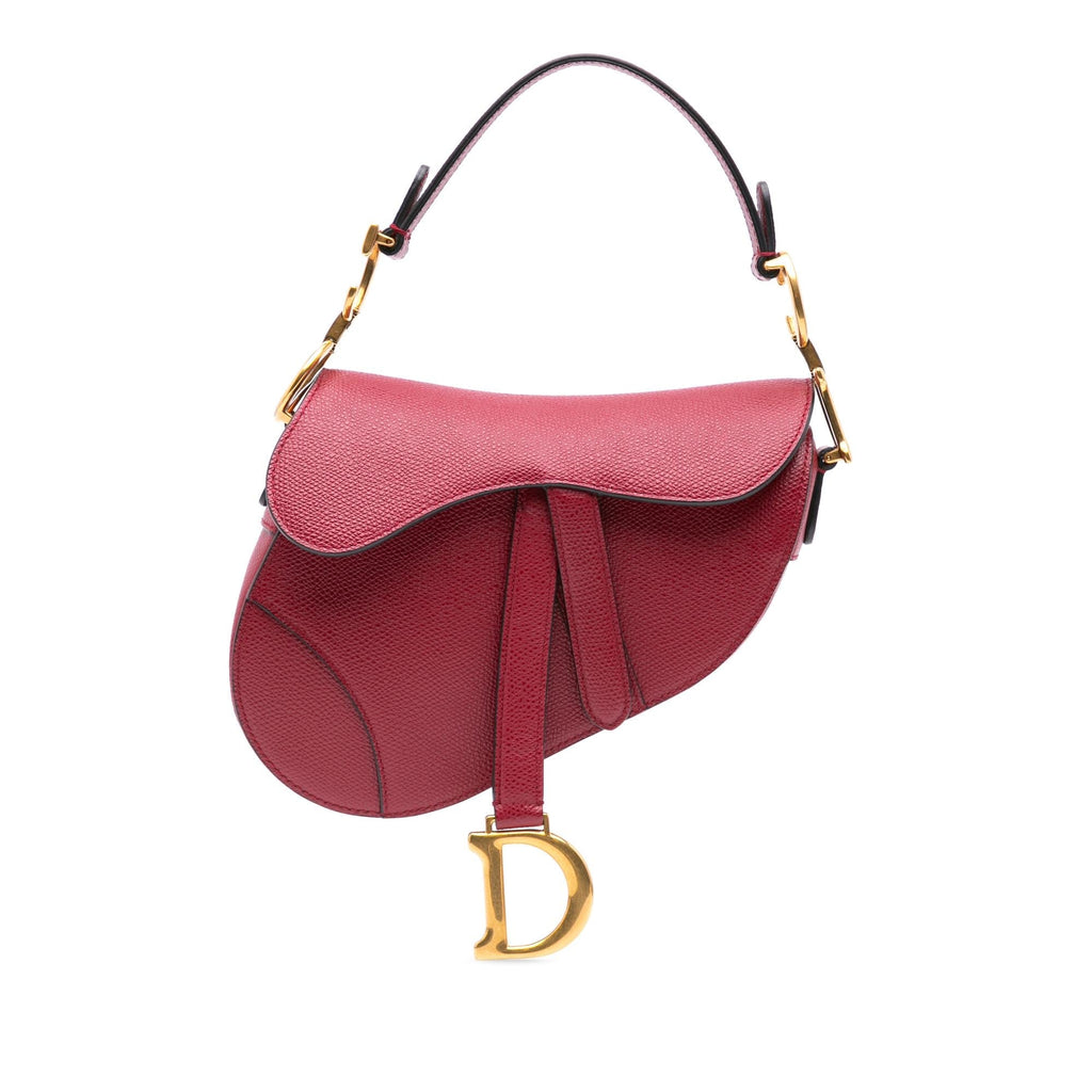 Dior Mini Grained Calfskin Saddle