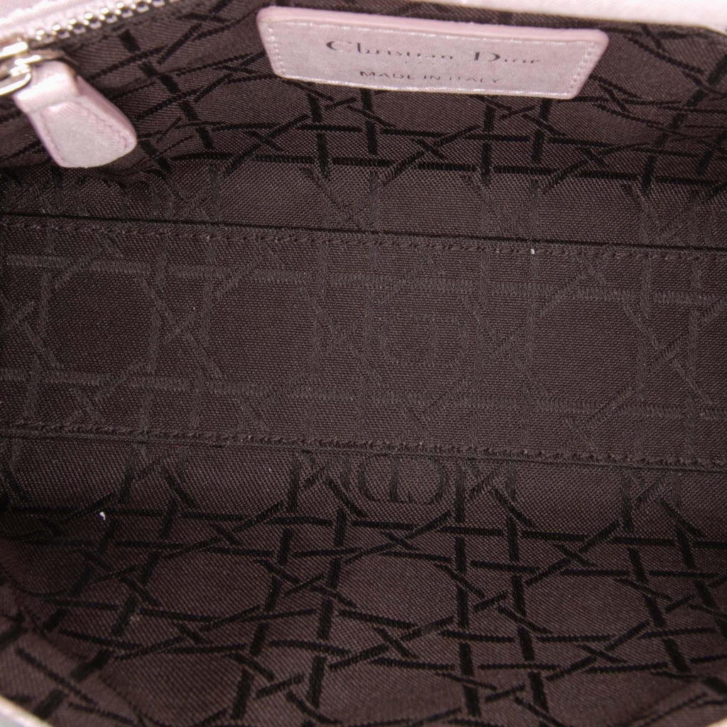 Dior Mini Iridescent Lambskin Cannage Lady Dior