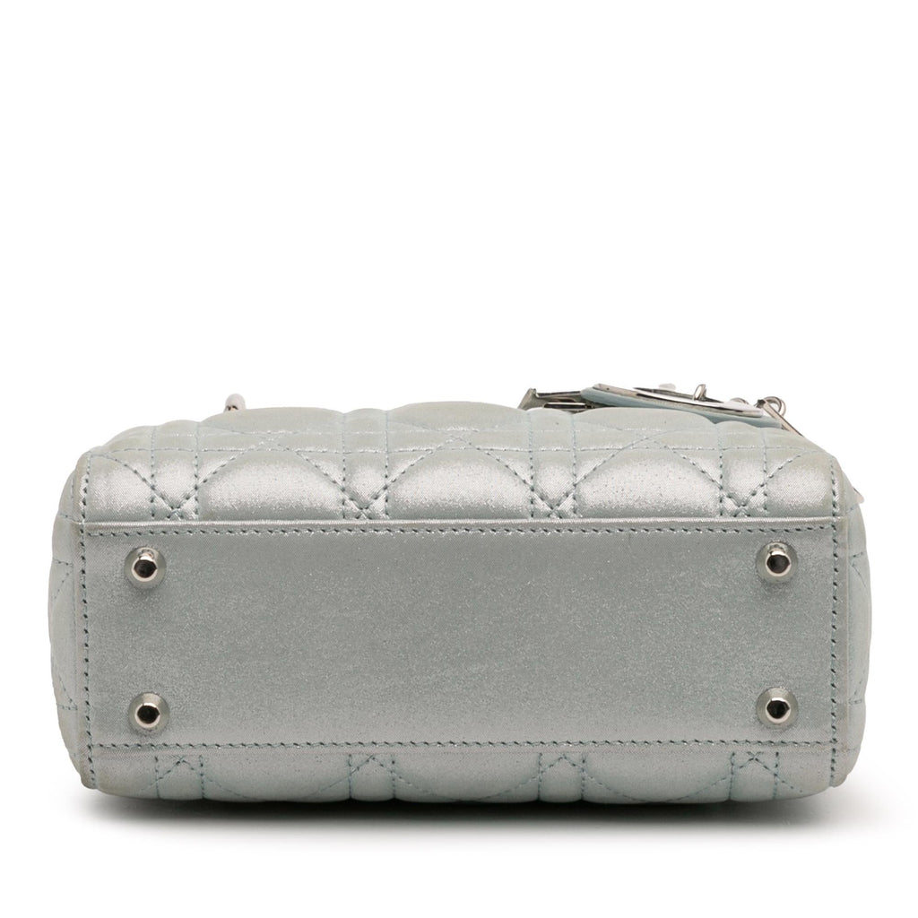 Dior Mini Iridescent Lambskin Cannage Lady Dior