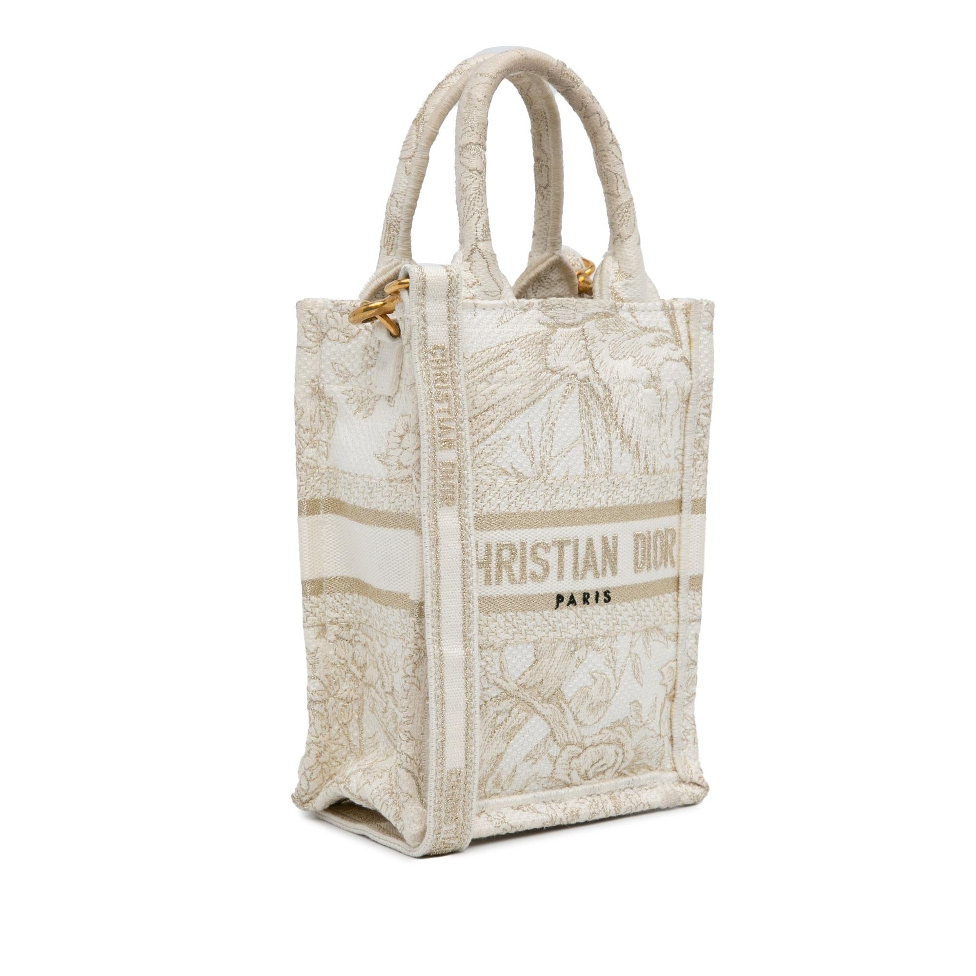 Dior Mini Jardin D'Hiver Vertical Book Tote