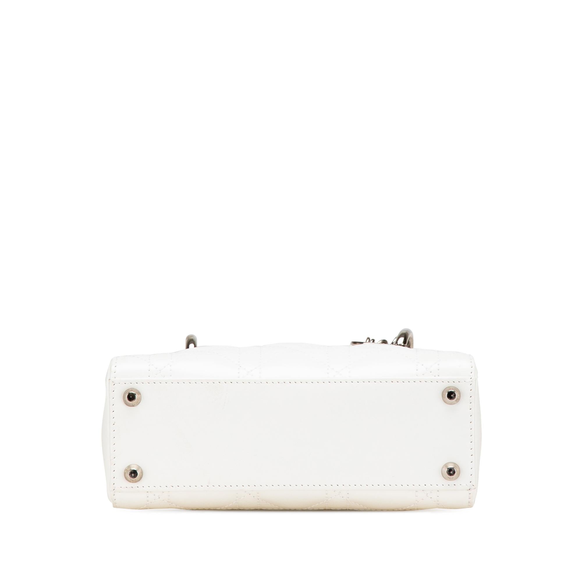 Dior Mini Lambskin Cannage Lady Dior