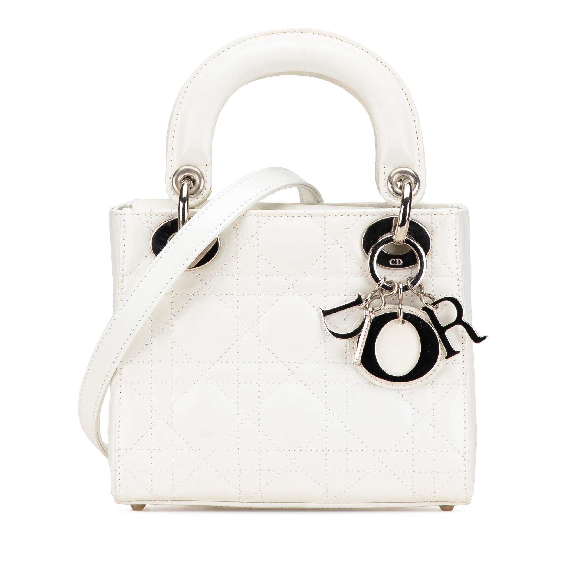 Dior Mini Lambskin Cannage Lady Dior