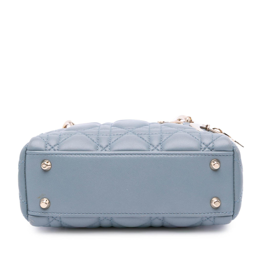 Dior Mini Lambskin Cannage Lady Dior