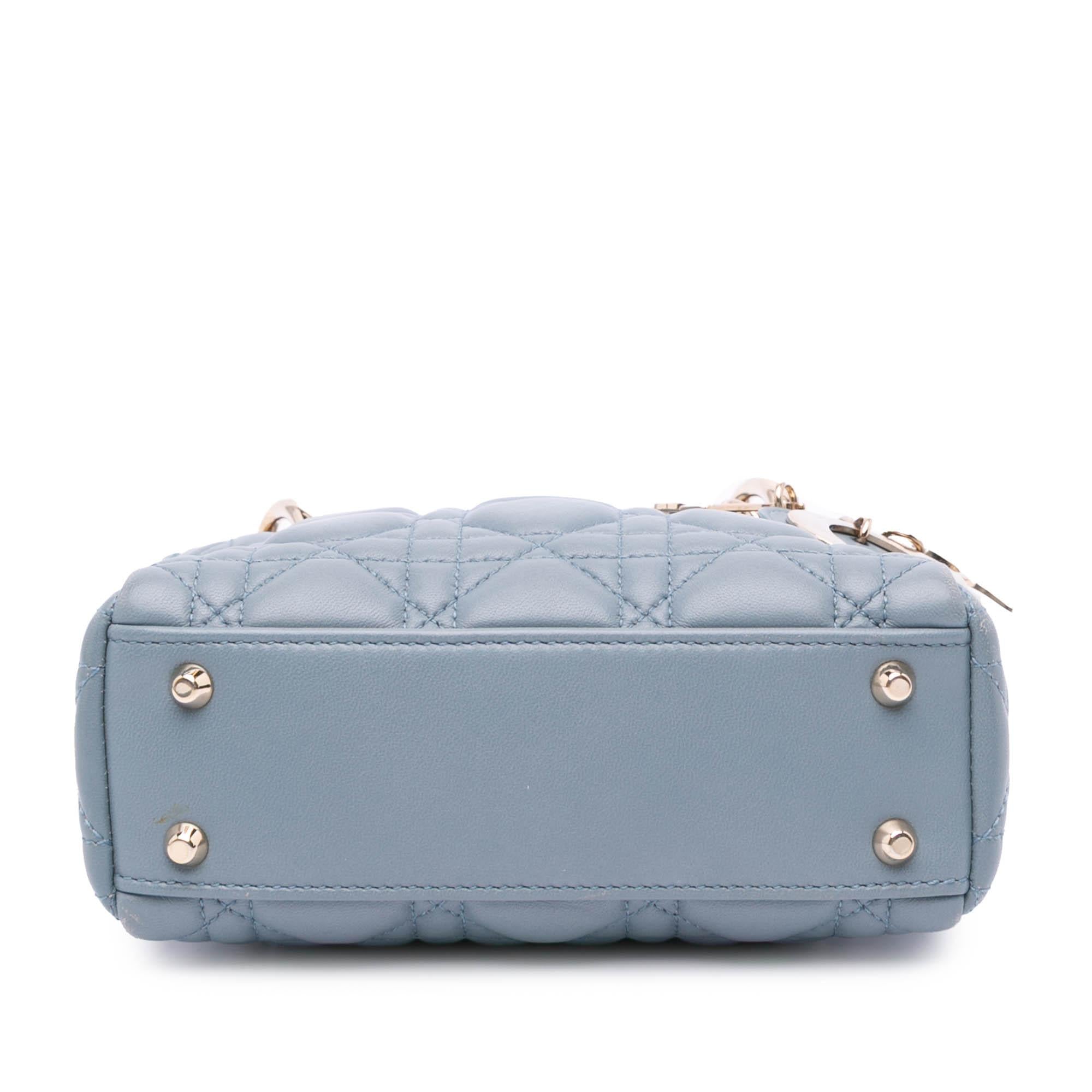 Dior Mini Lambskin Cannage Lady Dior