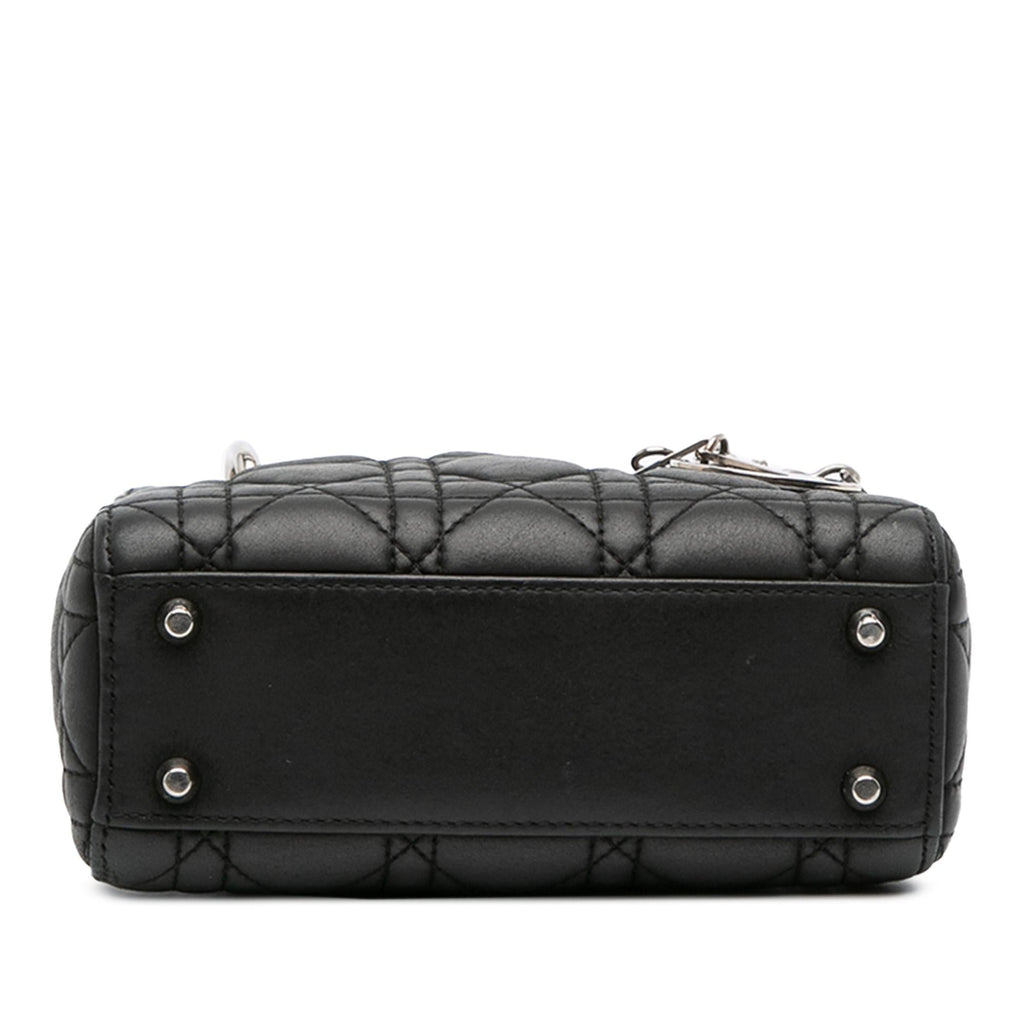 Dior Mini Lambskin Cannage Lady Dior