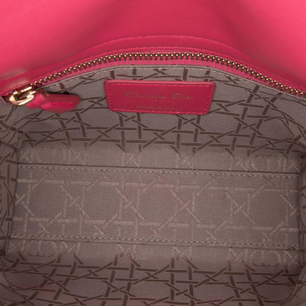 Dior Mini Lambskin Cannage Lady Dior
