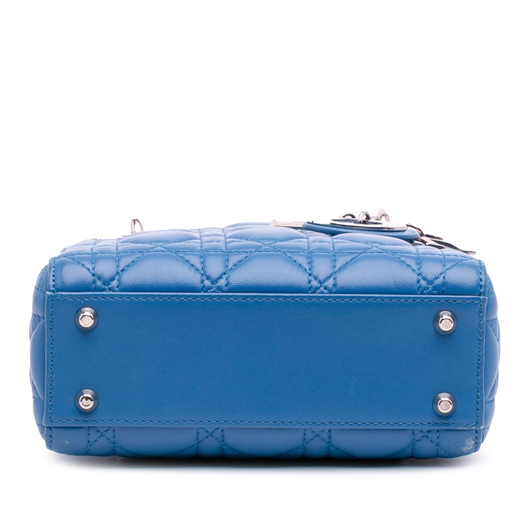 Dior Mini Lambskin Cannage Lady Dior