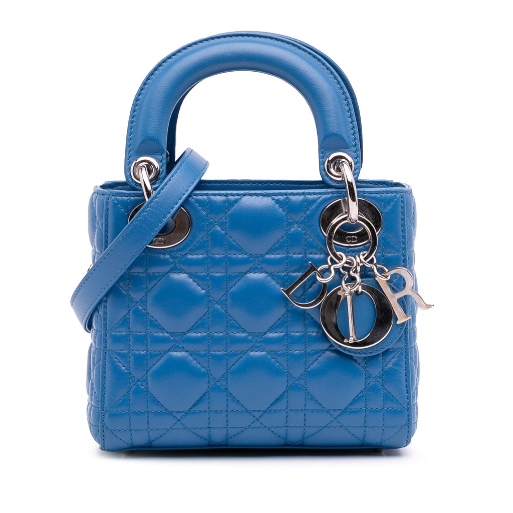Dior Mini Lambskin Cannage Lady Dior