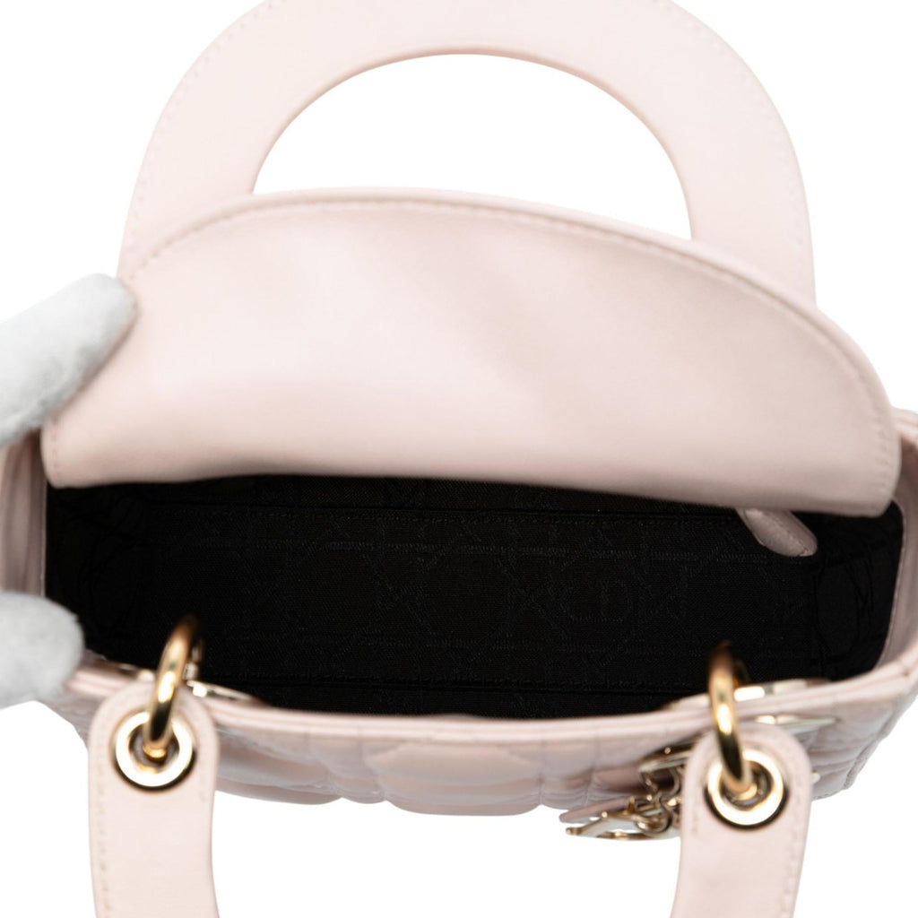 Dior Mini Lambskin Cannage Lady Dior