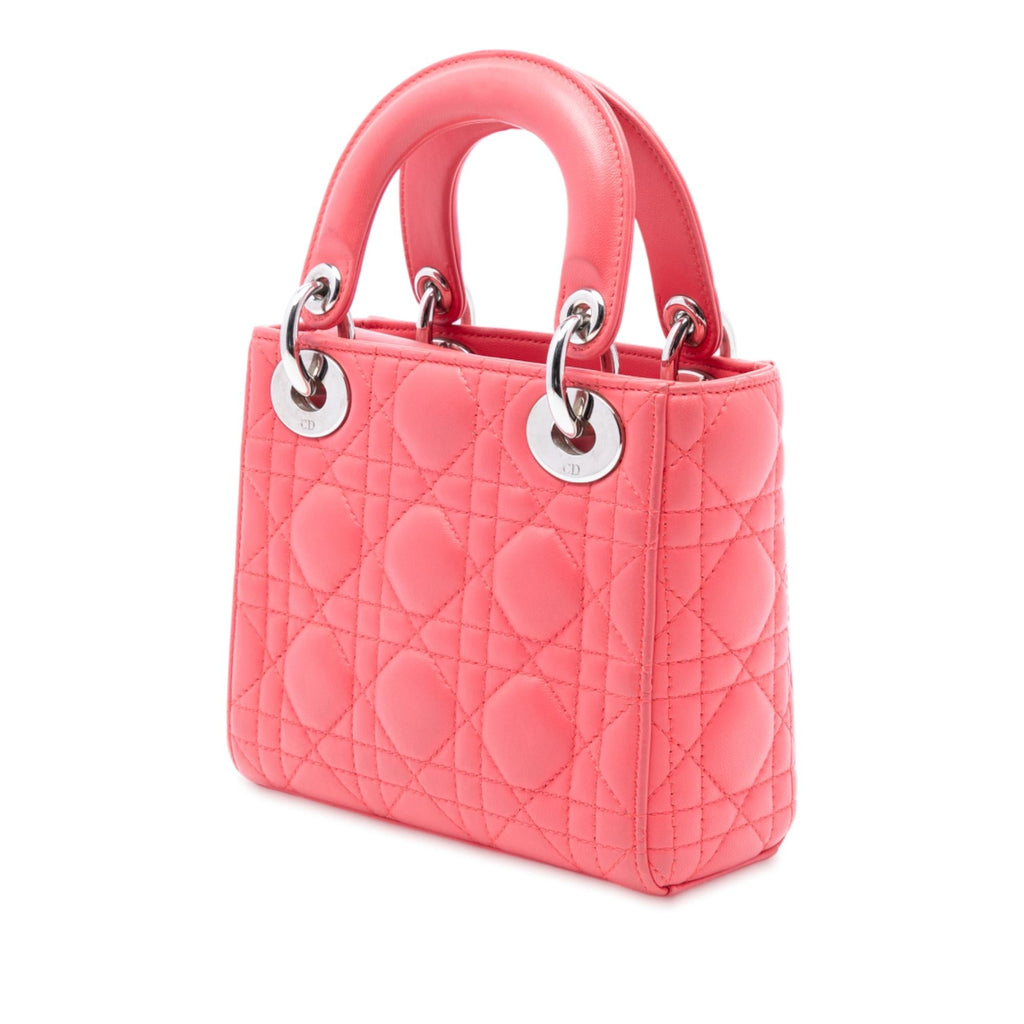 Dior Mini Lambskin Cannage Lady Dior
