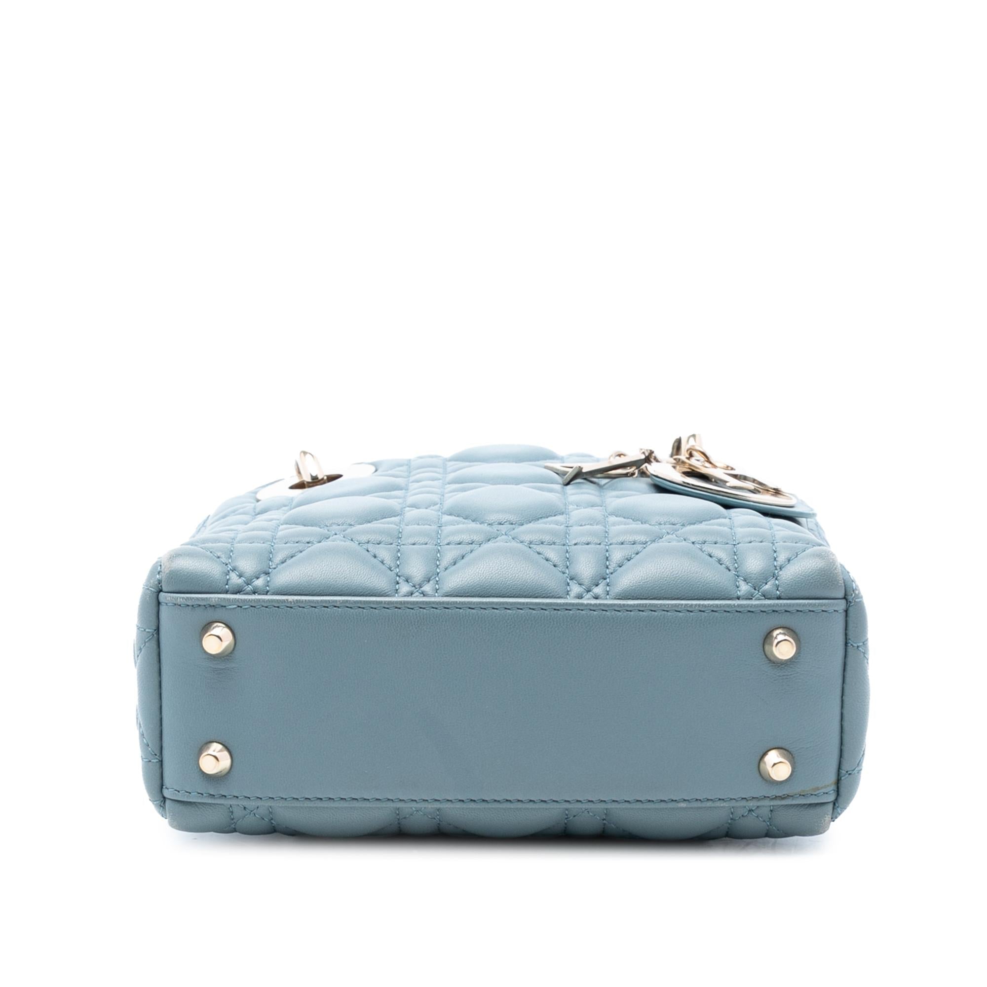 Dior Mini Lambskin Cannage Lady Dior