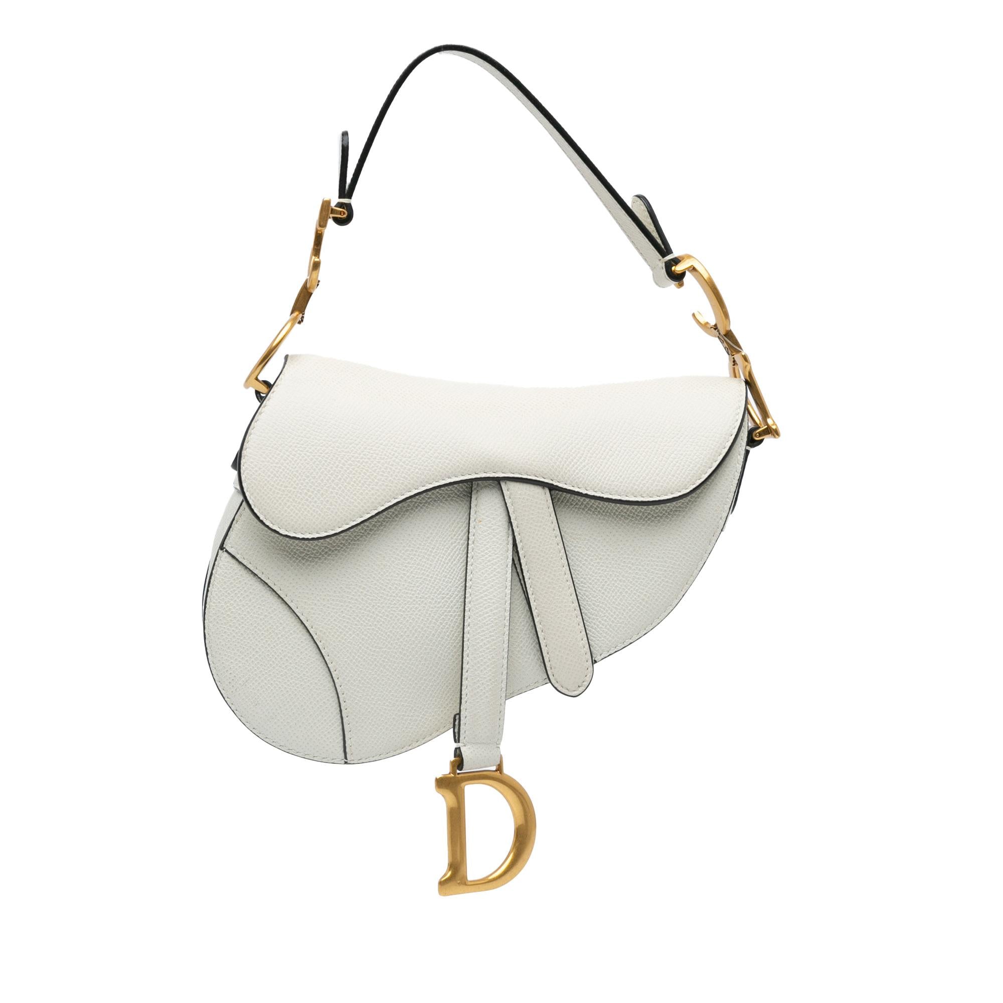 Dior Mini Leather Saddle Bag