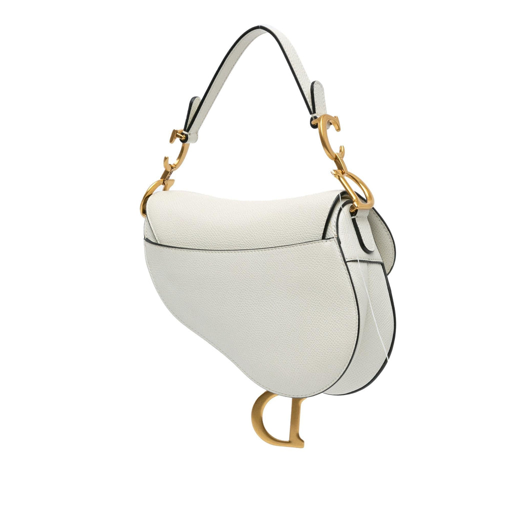 Dior Mini Leather Saddle Bag