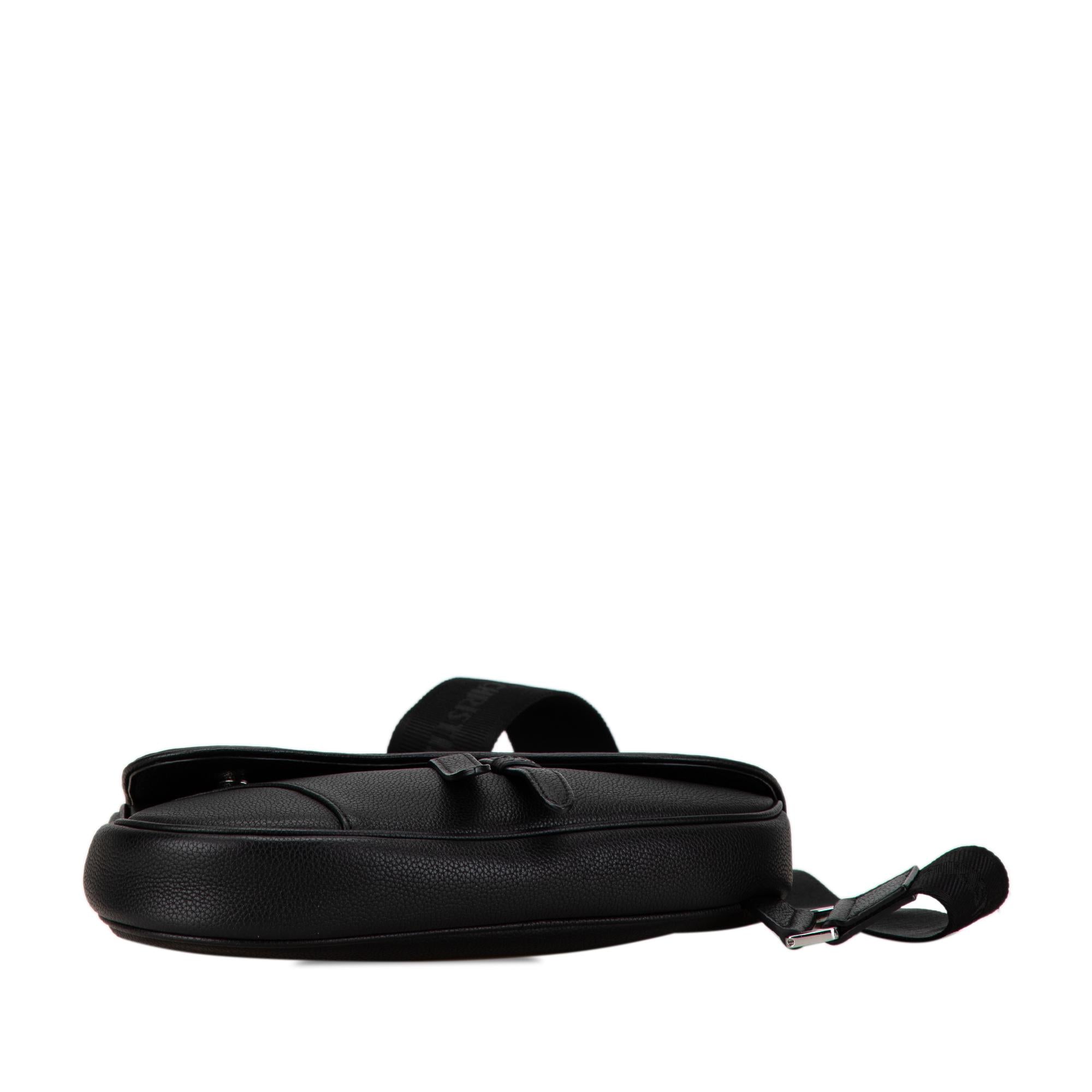 Dior Mini Leather Saddle Crossbody