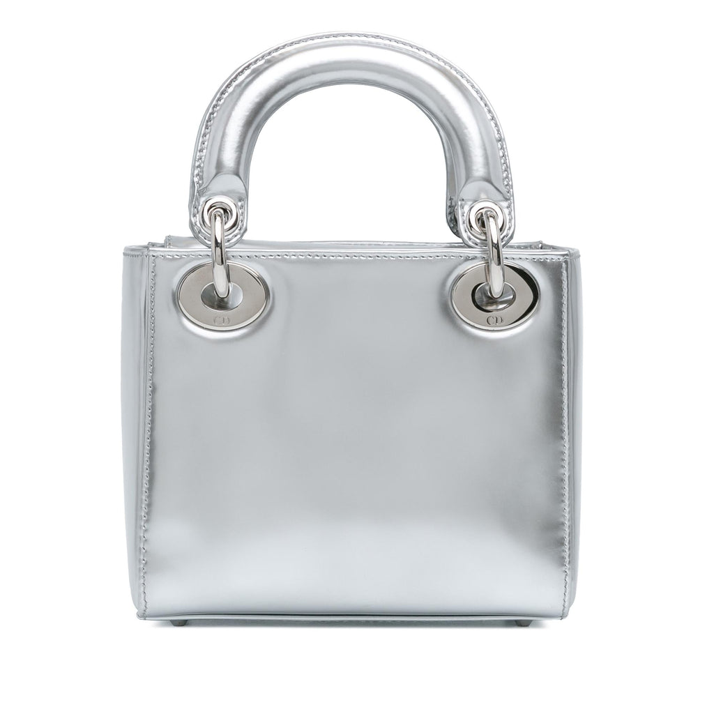 Dior Mini Metallic Patent Lady Dior