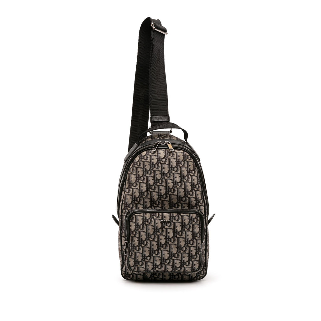 Dior Mini Oblique Canvas Rider Sling Bag