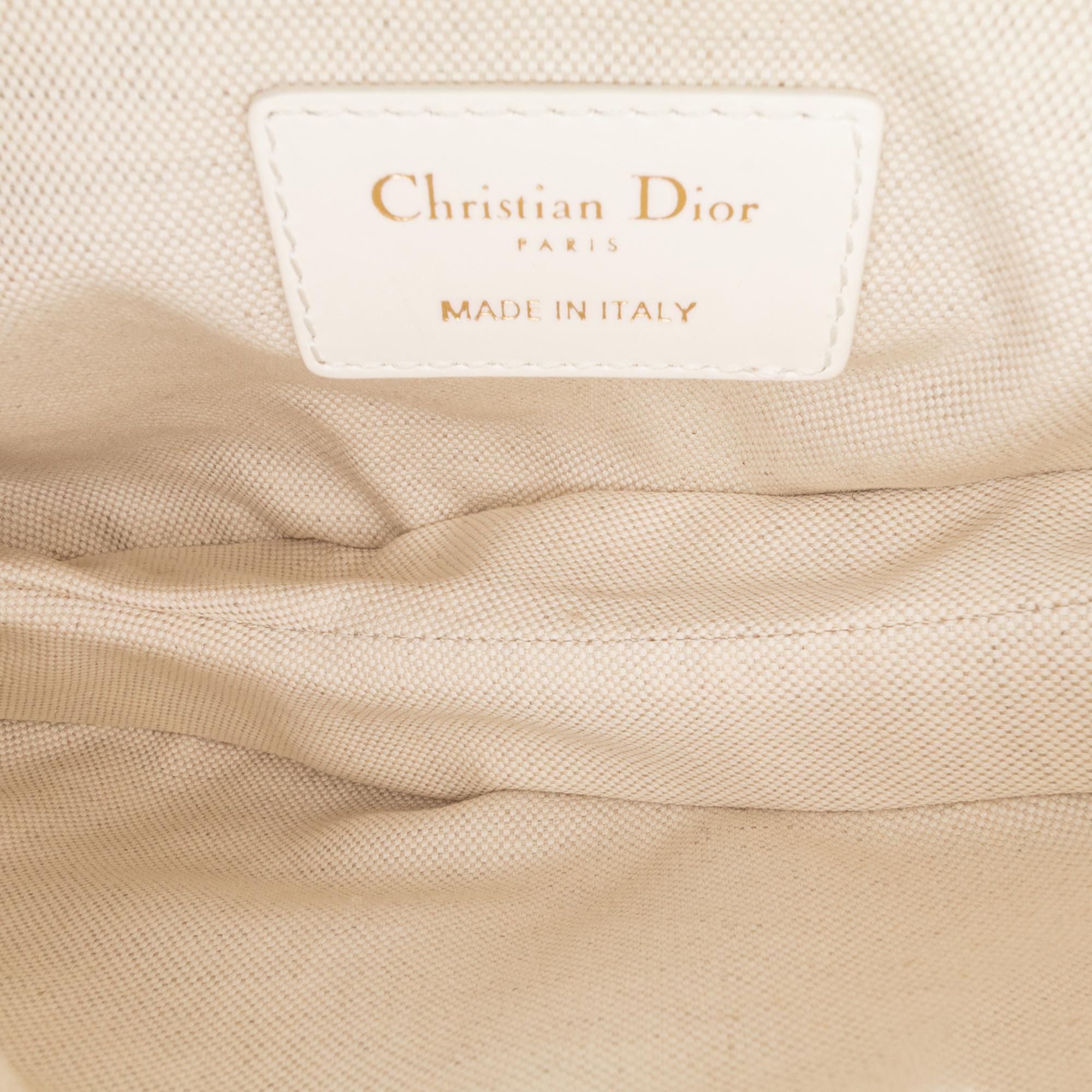 Dior Mini Oblique Canvas Saddle Bag