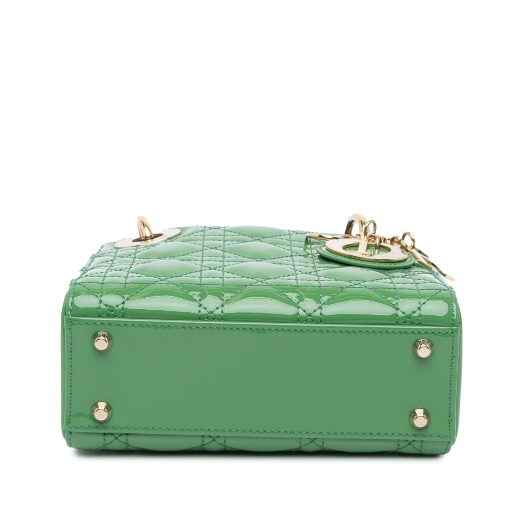 Dior Mini Patent Cannage Lady Dior