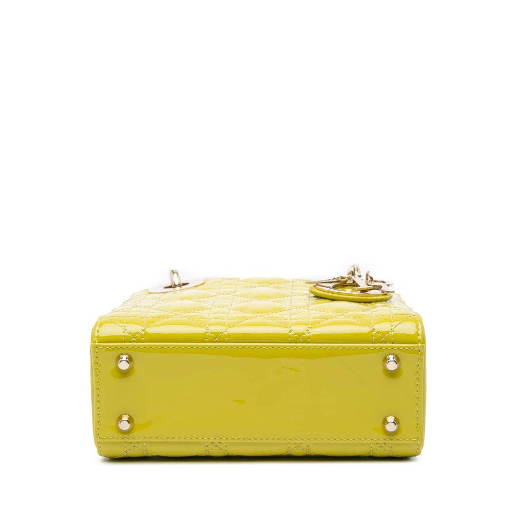 Dior Mini Patent Cannage Lady Dior
