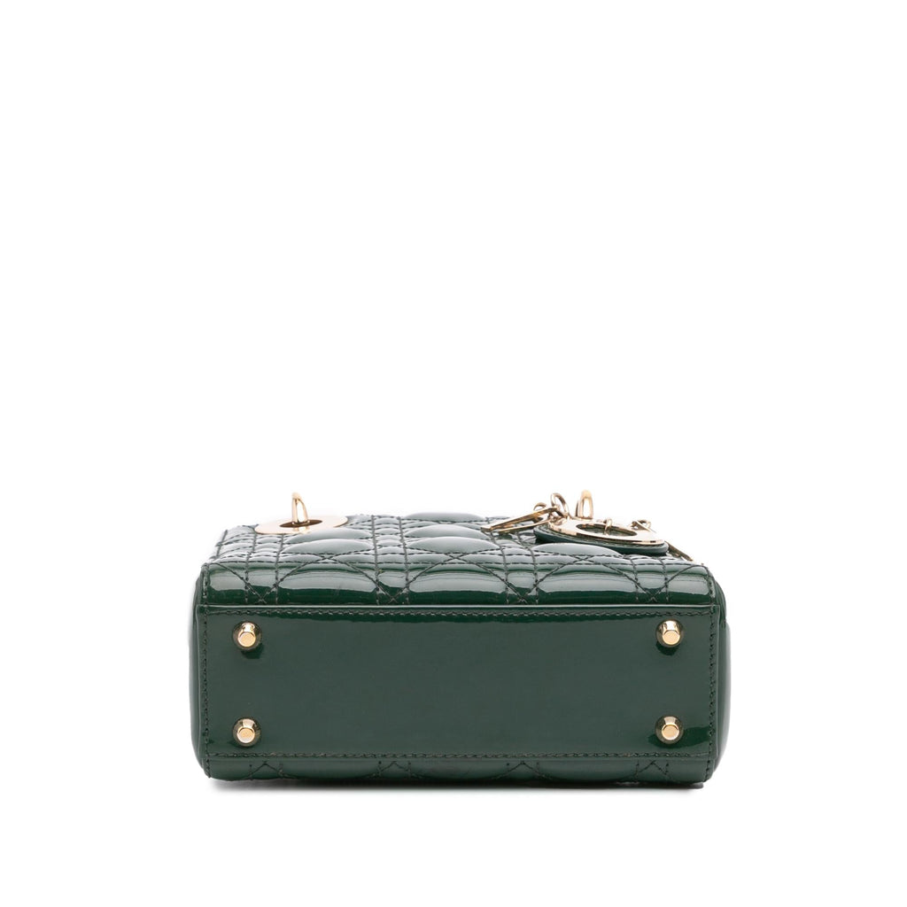 Dior Mini Patent Cannage Lady Dior