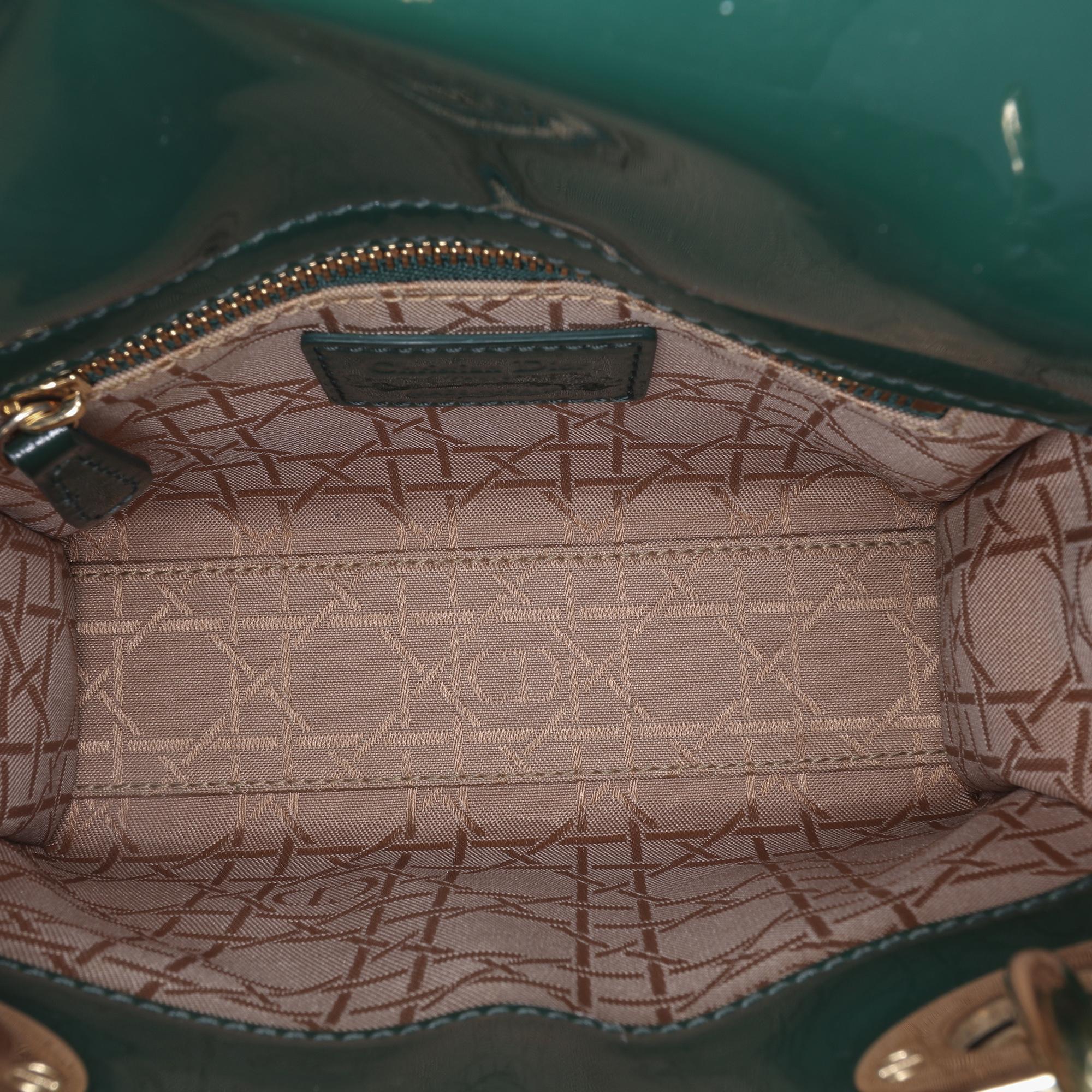 Dior Mini Patent Cannage Lady Dior