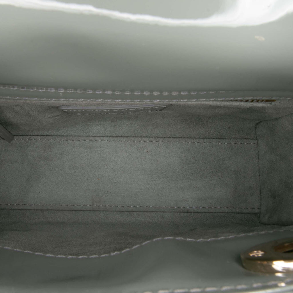 Dior Mini Patent Cannage Lady Dior