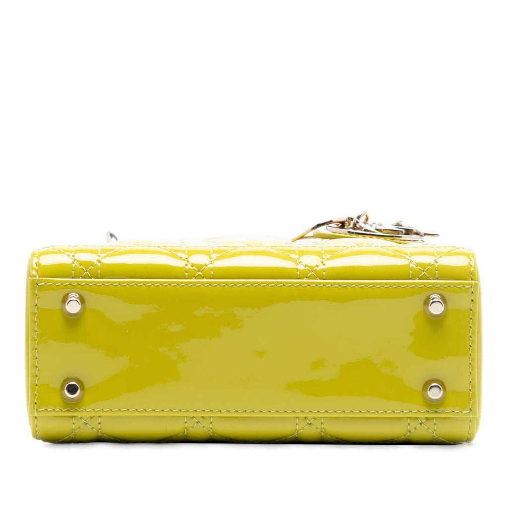 Dior Mini Patent Cannage Lady Dior