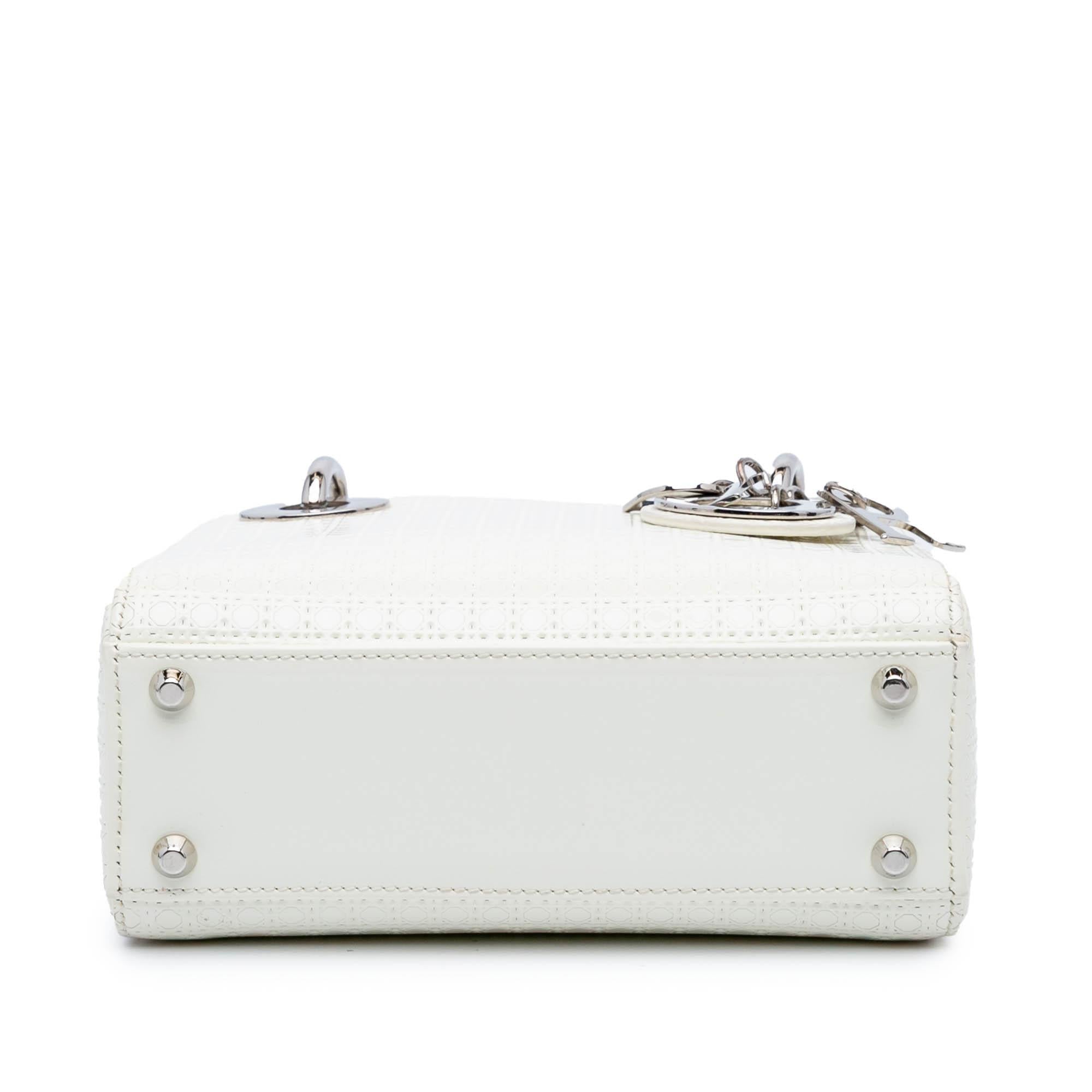 Dior Mini Patent Microcannage Lady Dior