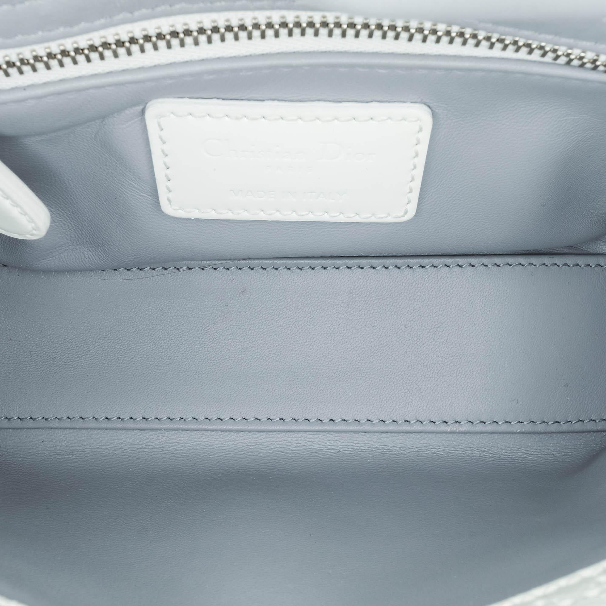 Dior Mini Patent Microcannage Lady Dior