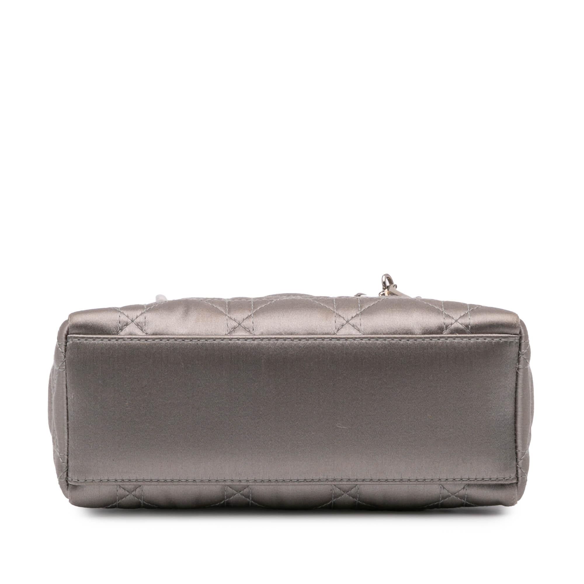 Dior Mini Satin Cannage Lady Dior