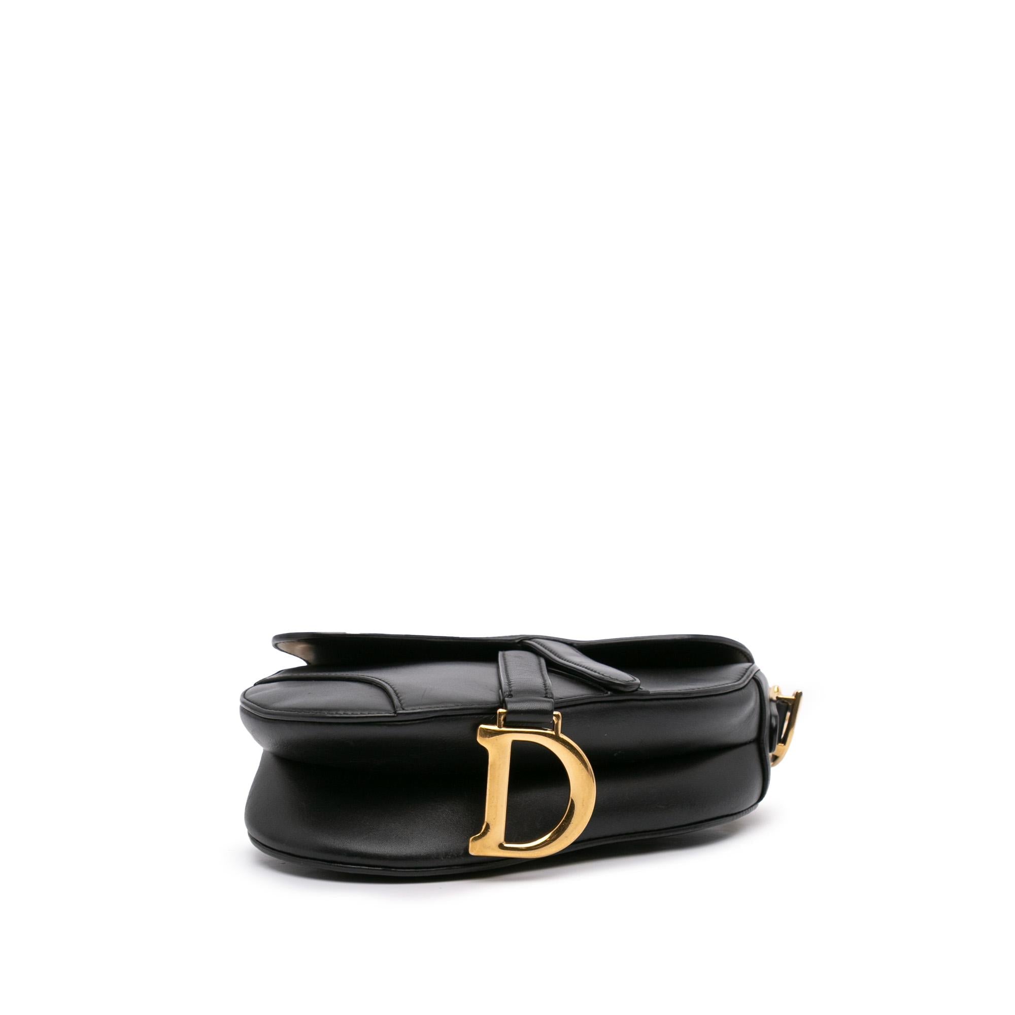 Dior Mini Ultra Matte Calfskin Saddle Bag