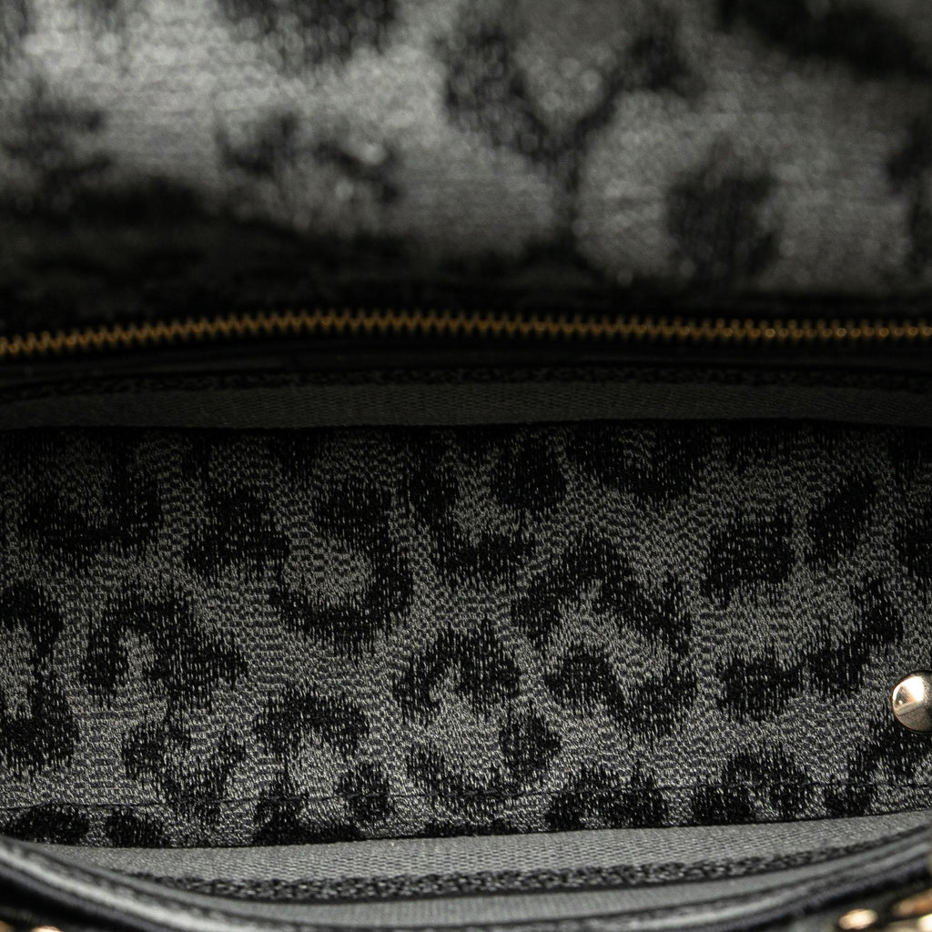 Dior Mizza Medium Embroidered Canvas Leopard Lady D Lite