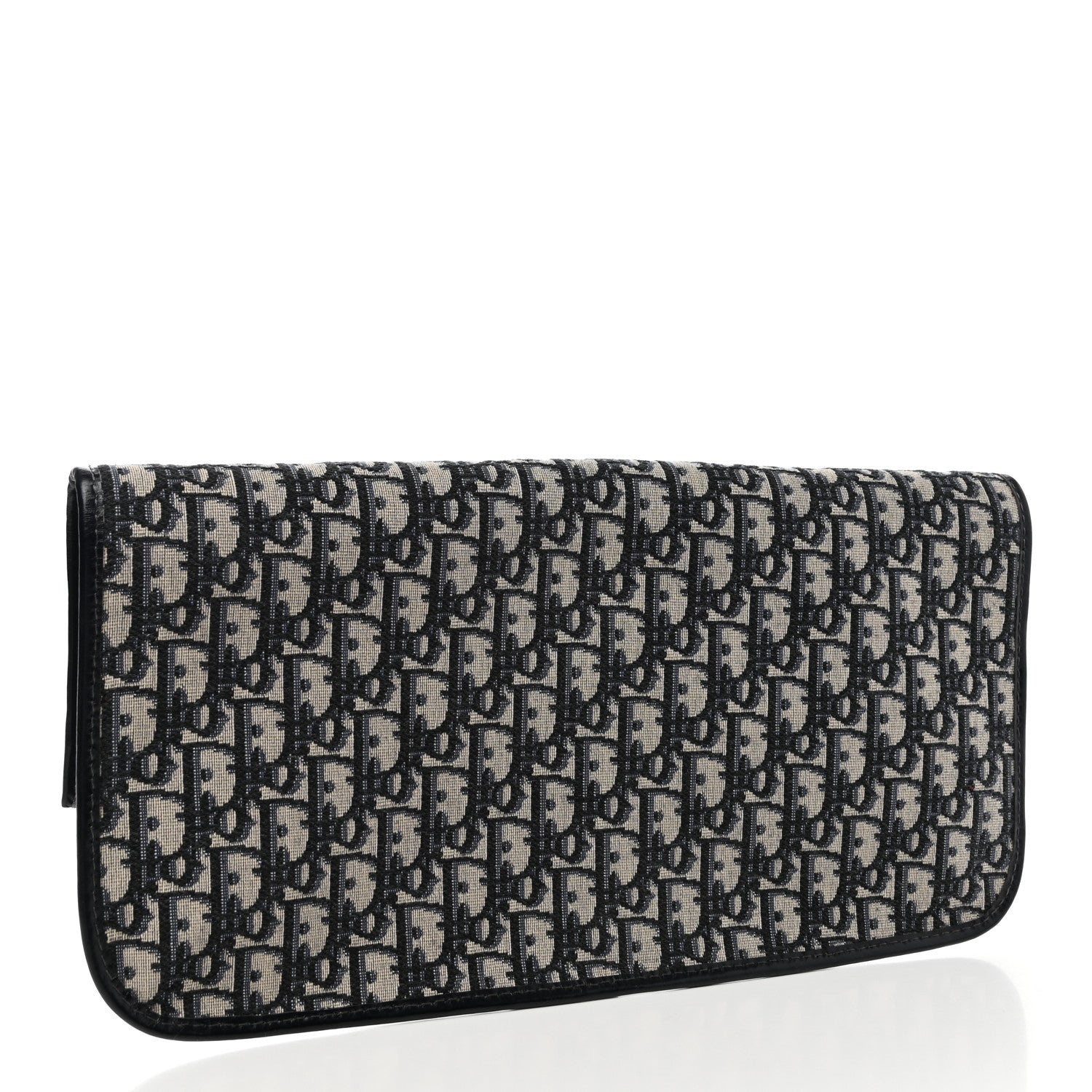CHRISTIAN DIOR OBLIQUE MONOGRAM FOLD OVER CLUTCH BAG