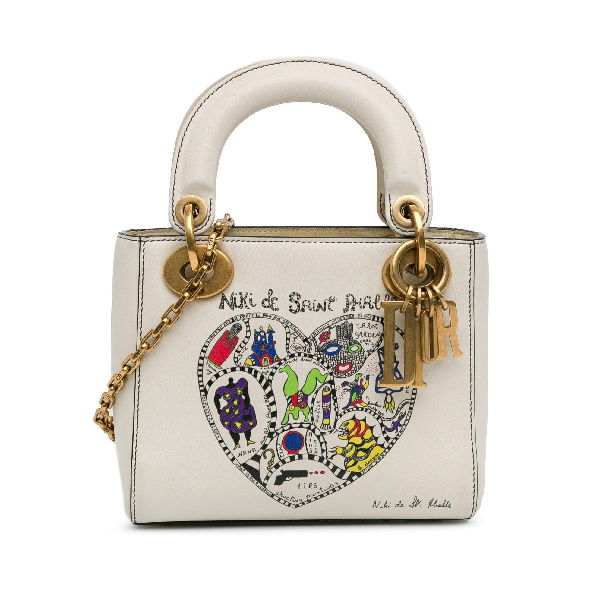 Dior Niki de Saint Phalle Mini Calfskin Lady Dior (SHG-zMKBME)