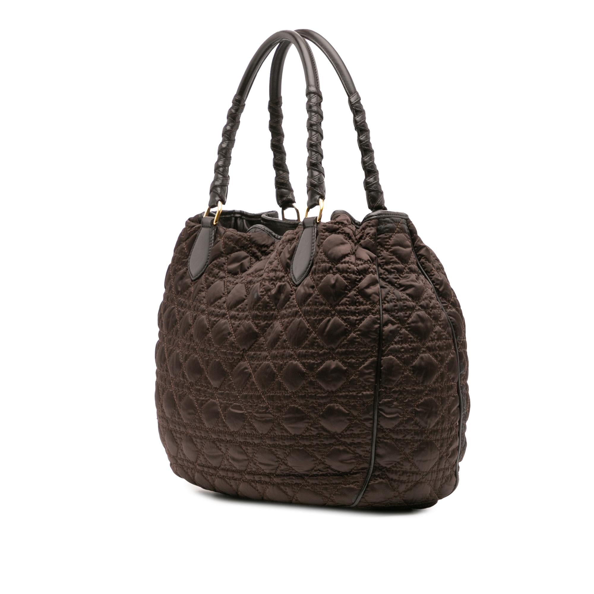 Dior Nylon Cannage Lovely Shopper Tote