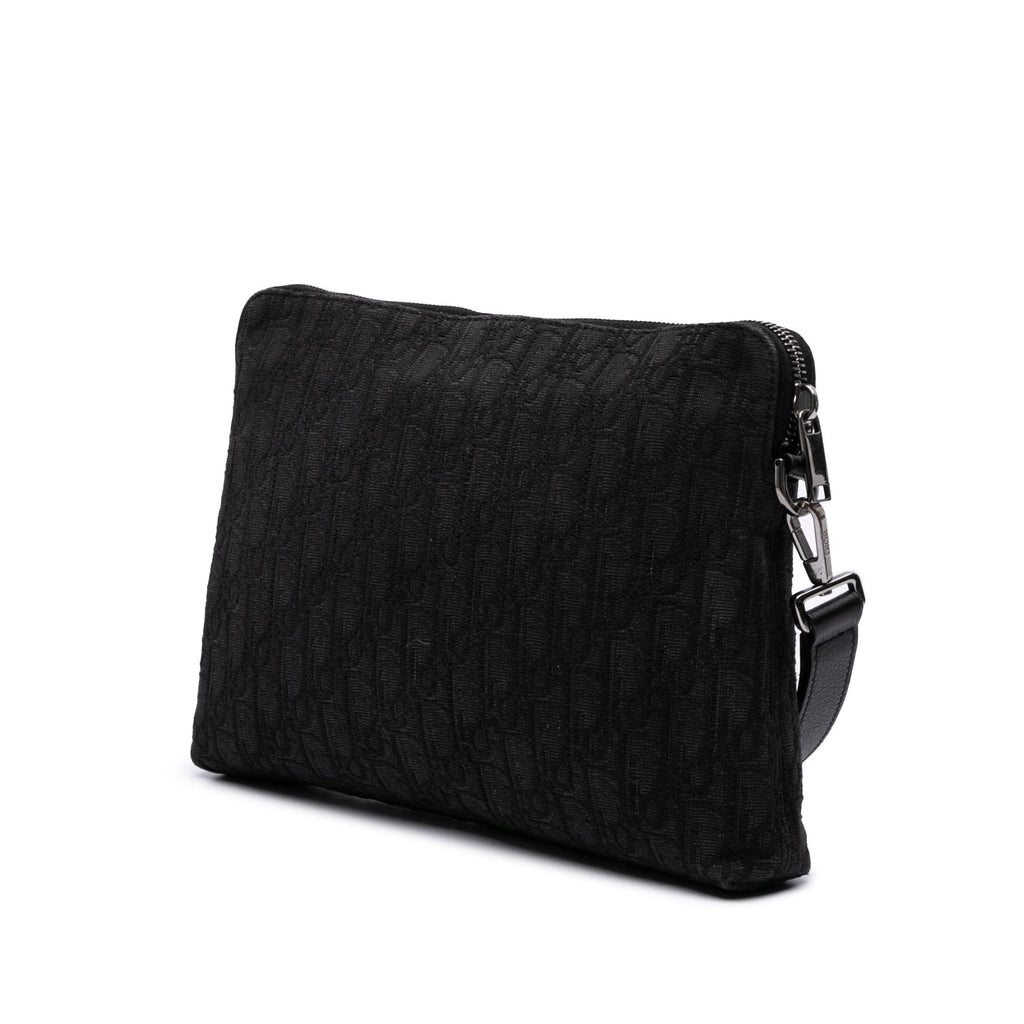 Dior Oblique Canvas A4 Zipped Pouch
