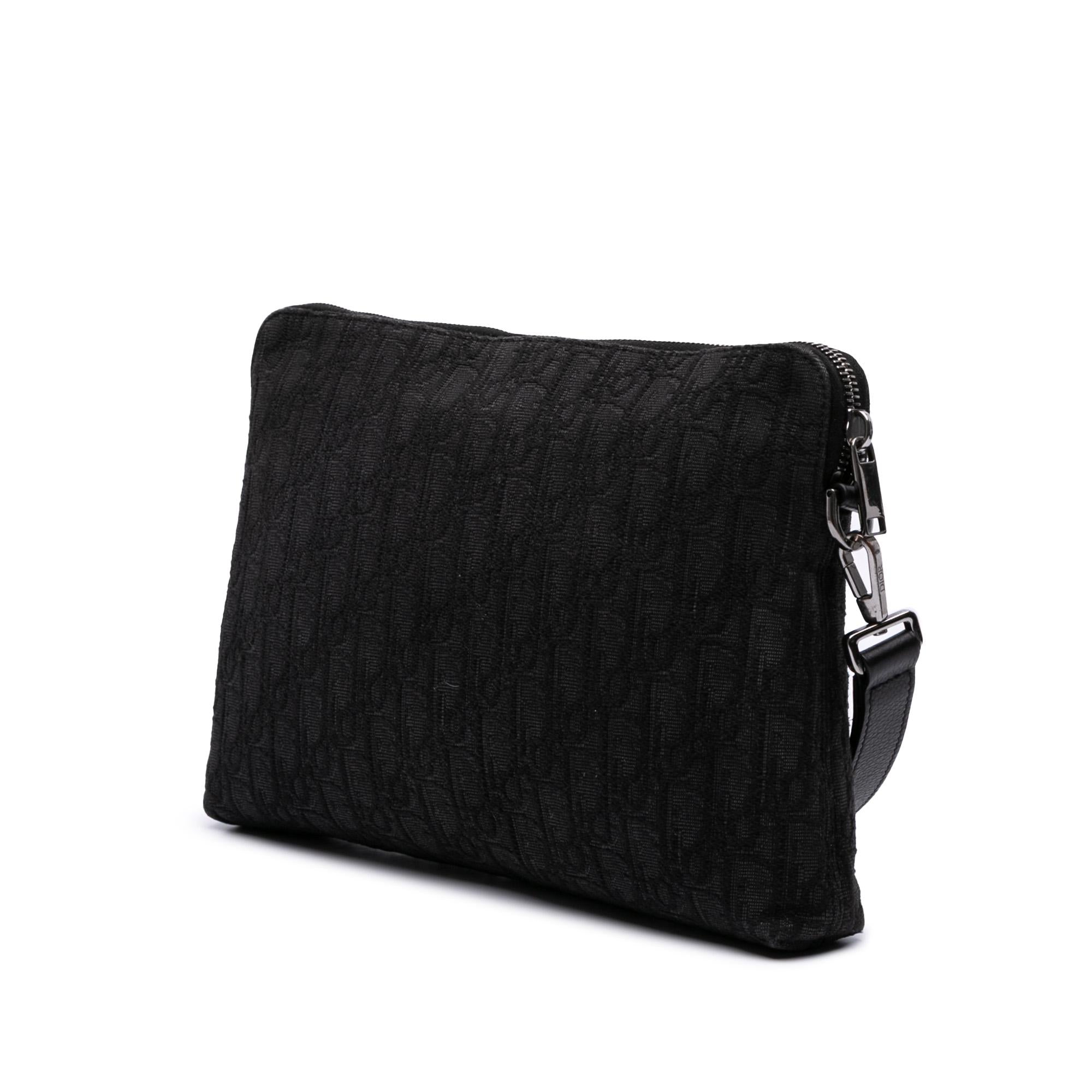 Dior Oblique Canvas A4 Zipped Pouch