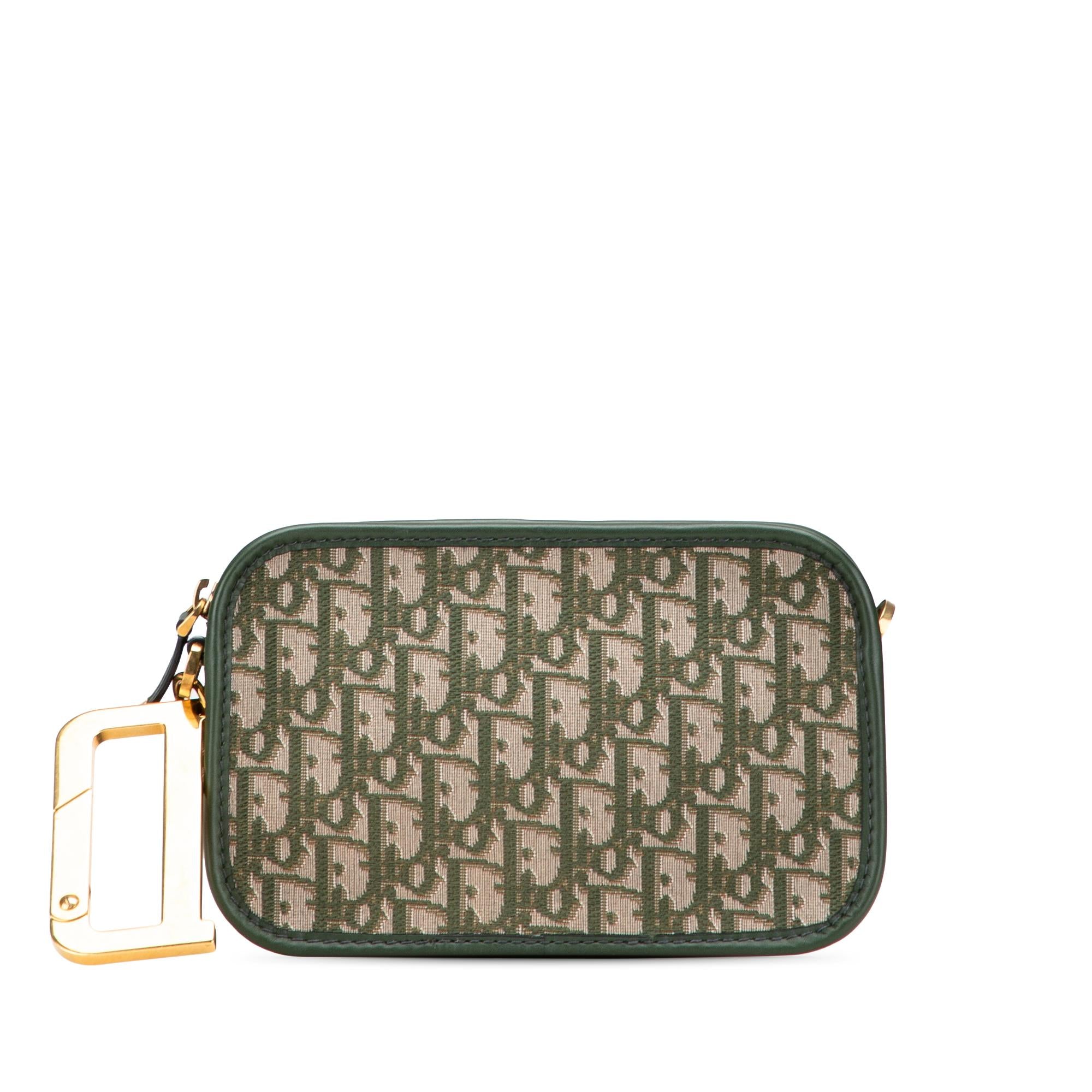 Dior Oblique Canvas Diorquake Clutch
