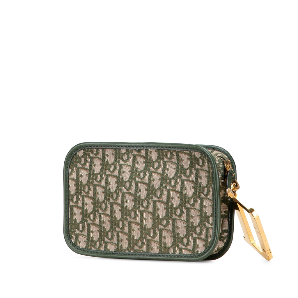 Dior Oblique Canvas Diorquake Clutch