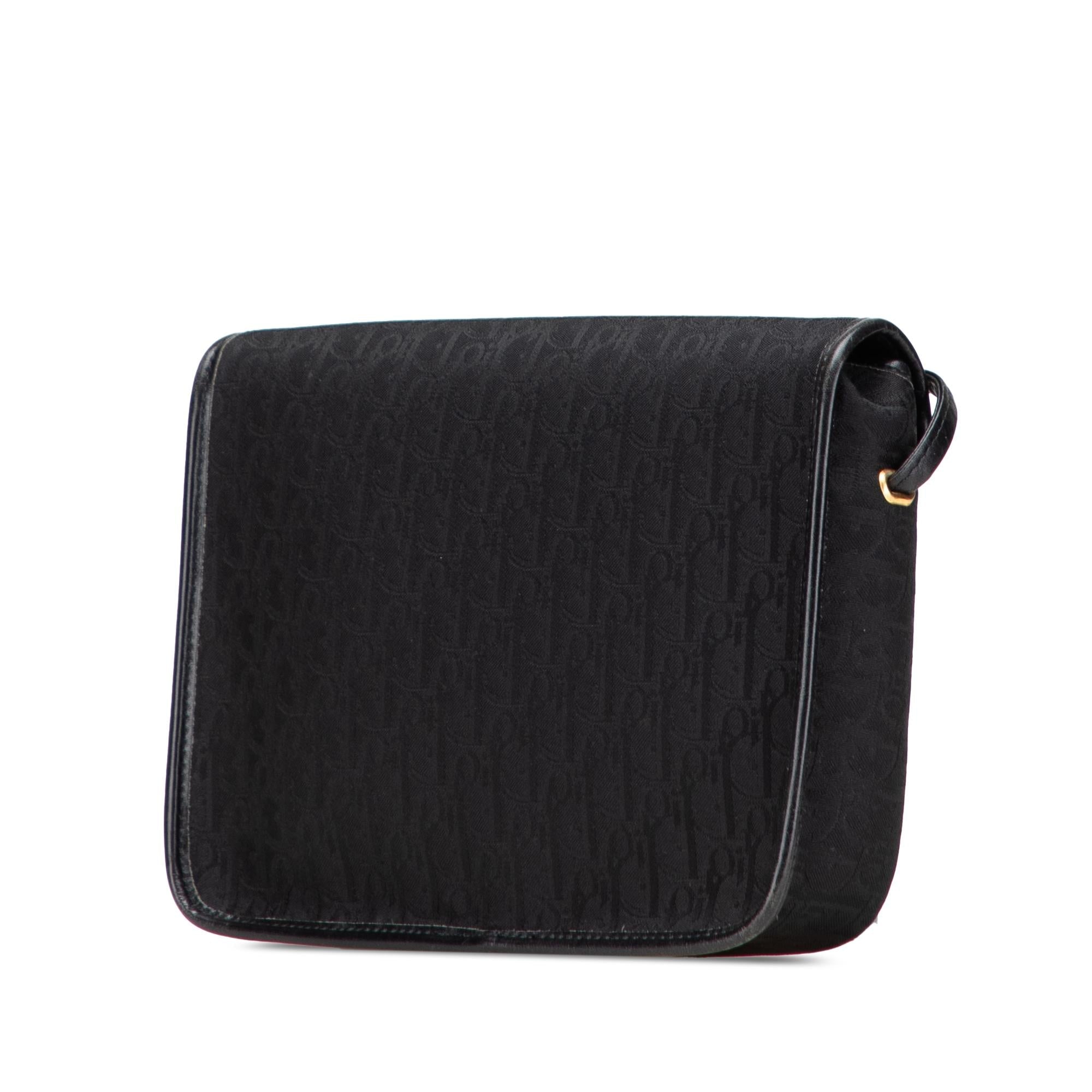 Dior Oblique Canvas Flap Crossbody