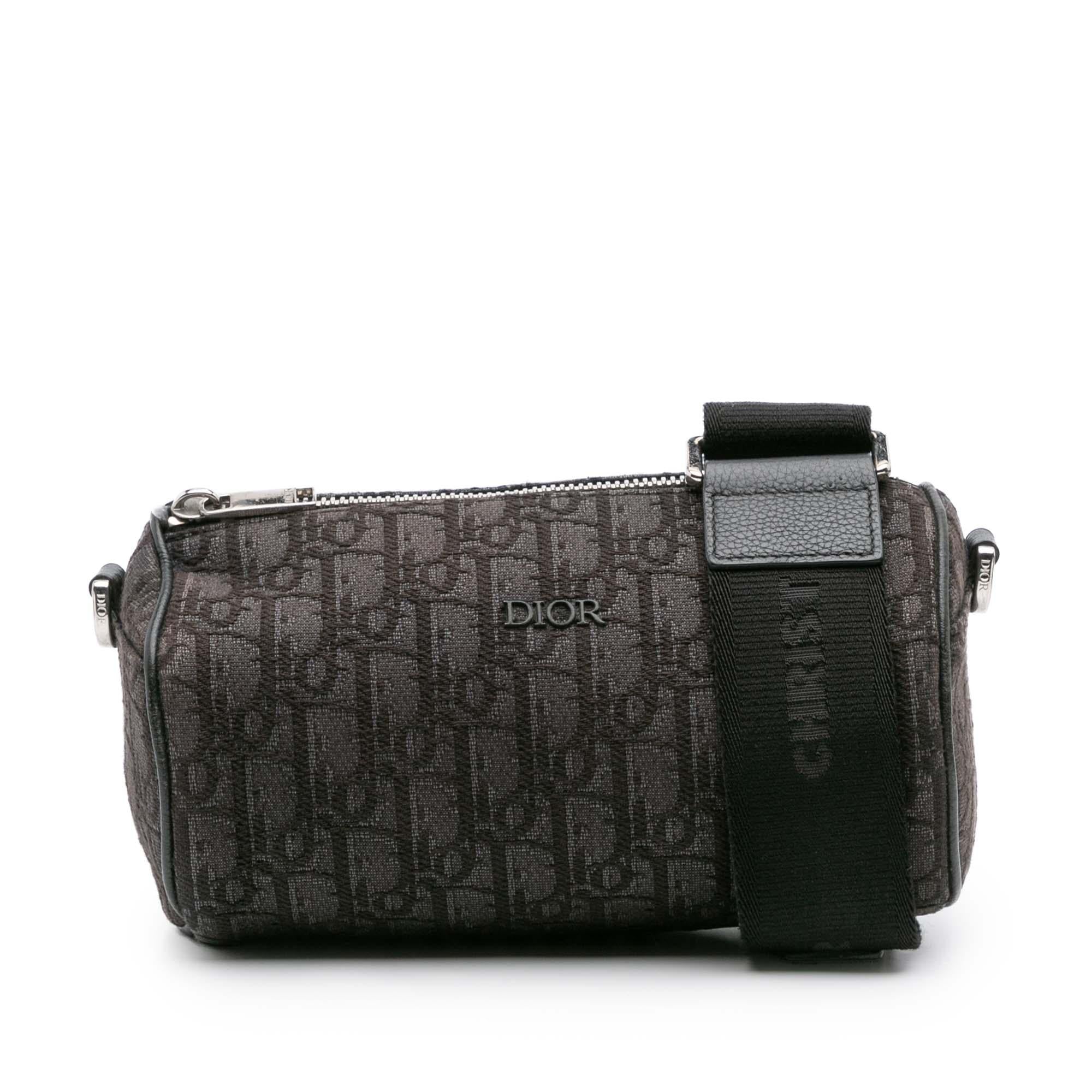 Dior Oblique Canvas Roller Messenger Bag