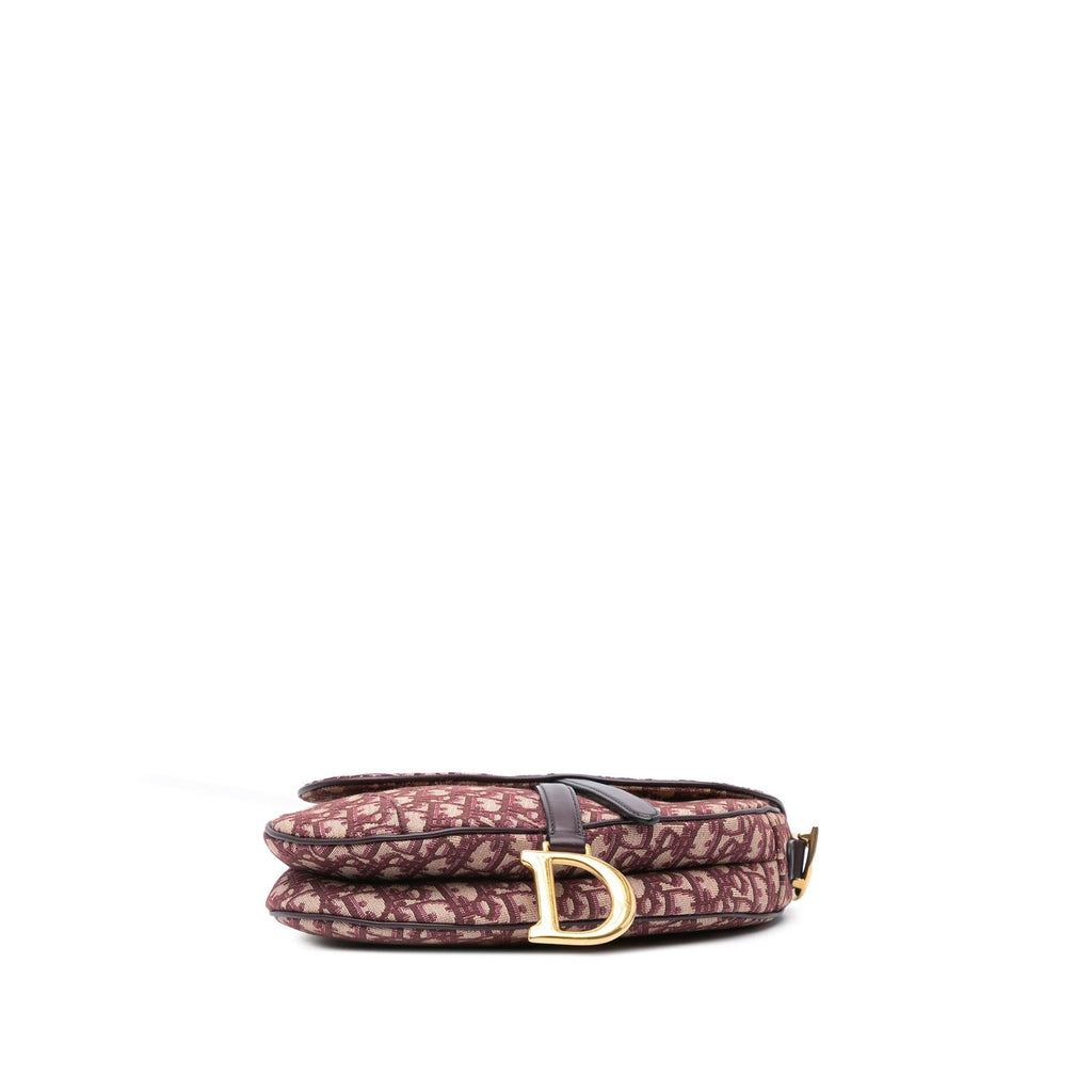 Dior Oblique Canvas Saddle Bag